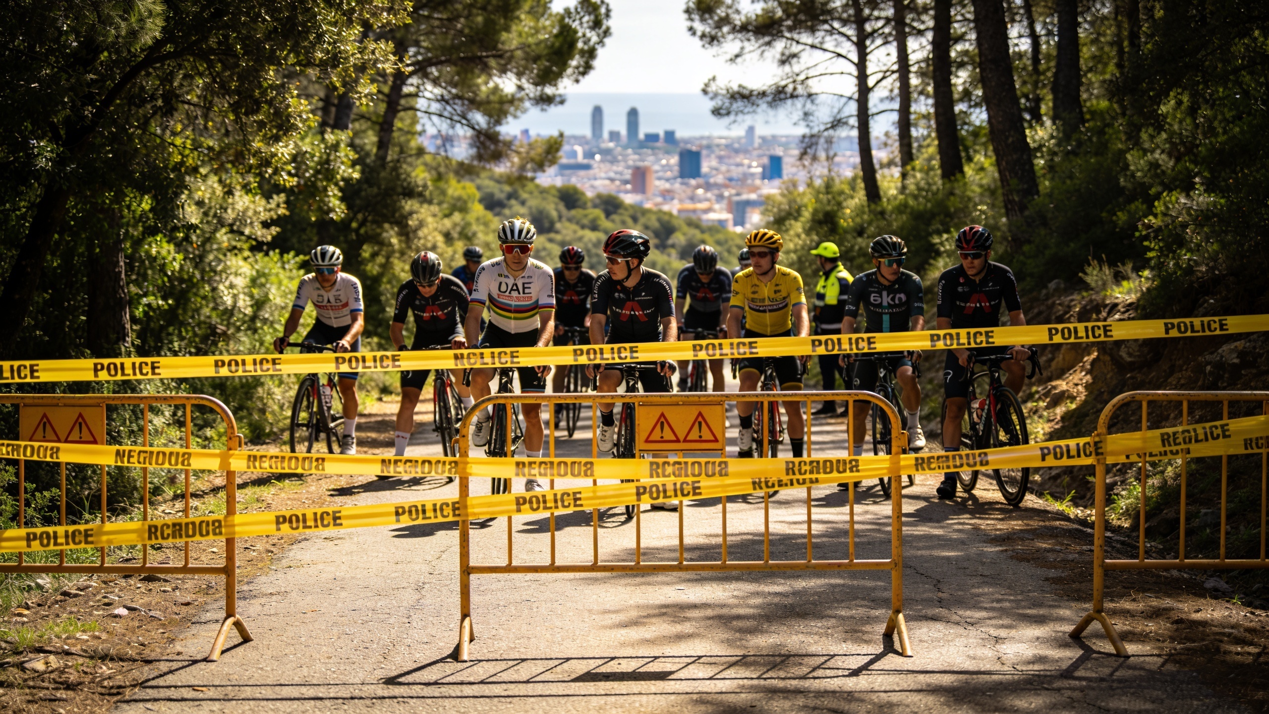 The final stage of the cycling race in Barcelona threatened by health restrictions RUSSPAIN.com