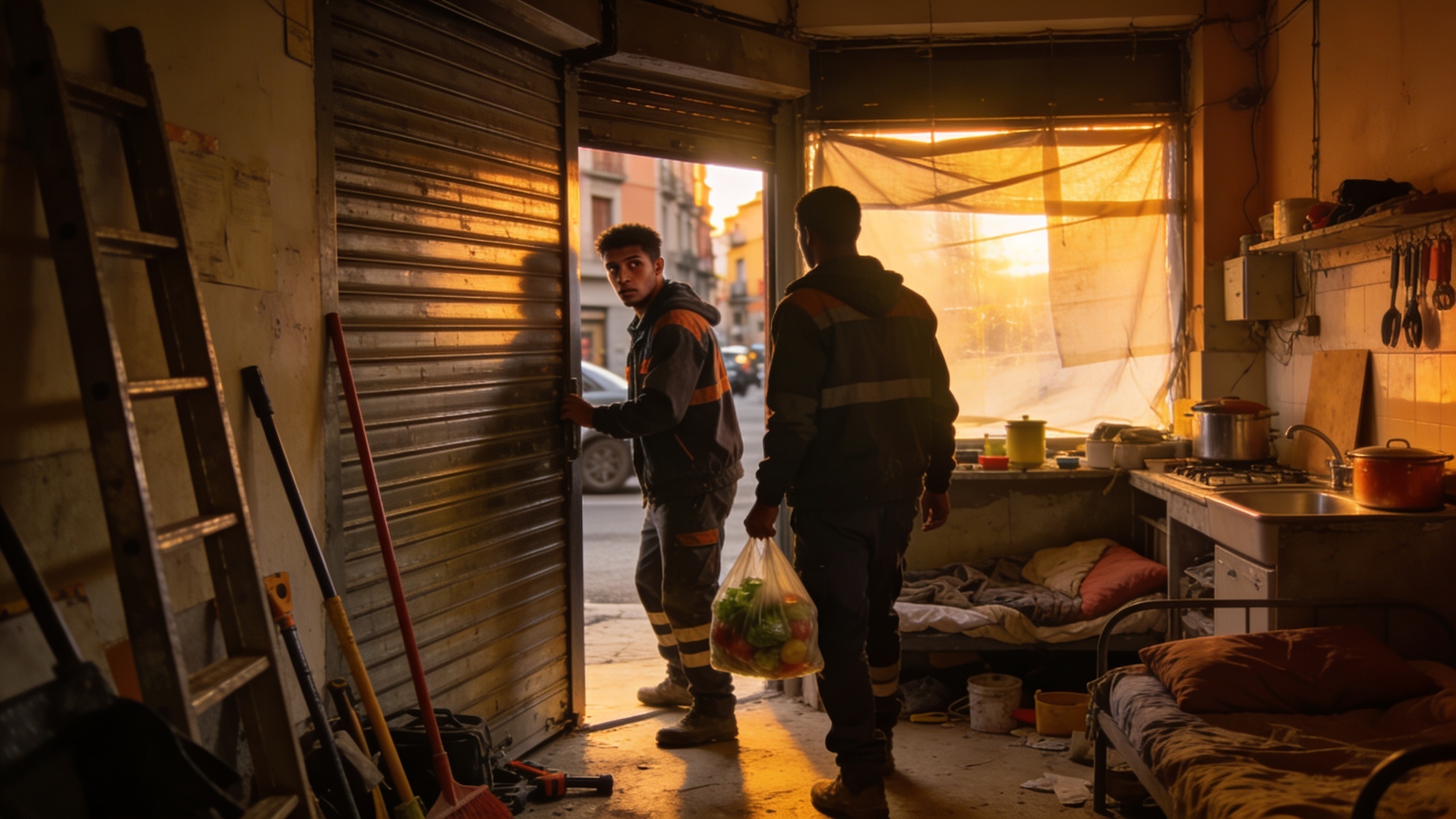 In Barcelona, Moroccan workers pay for a warehouse to avoid living on the streets RUSSPAIN.com