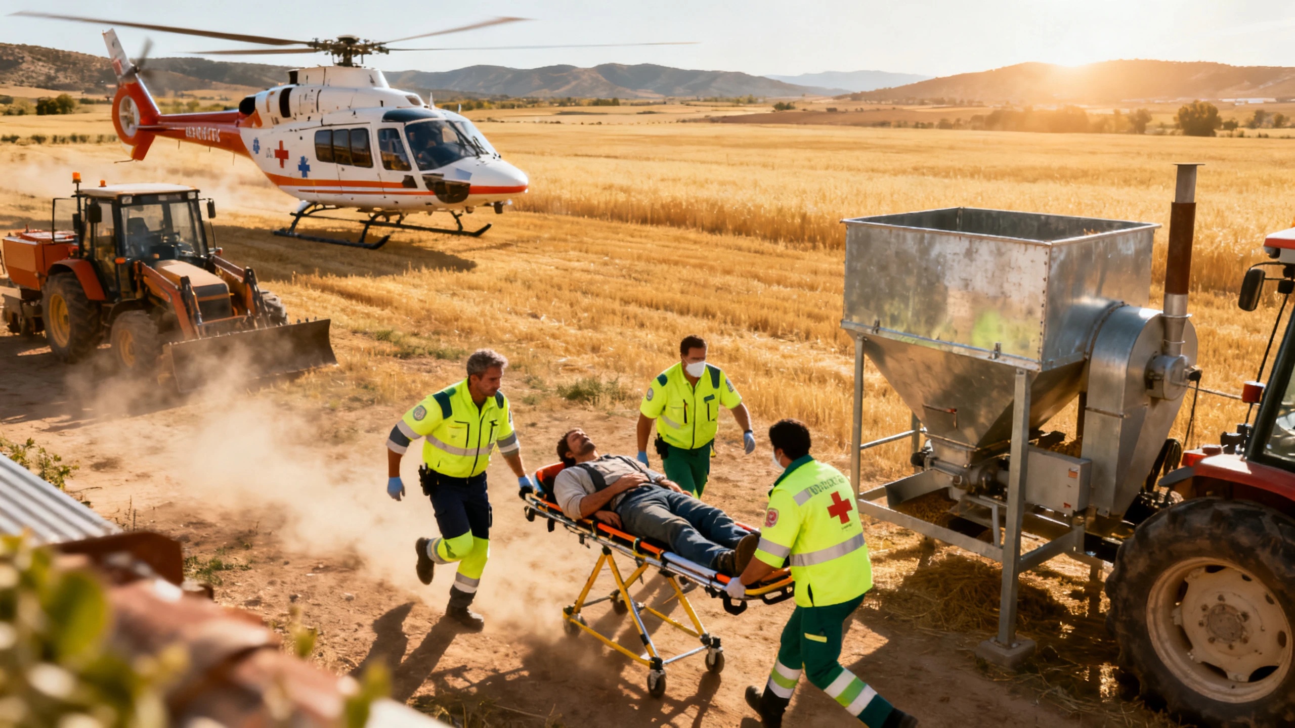Former bullfighter urgently hospitalized in Aragon after machinery accident RUSSPAIN.com