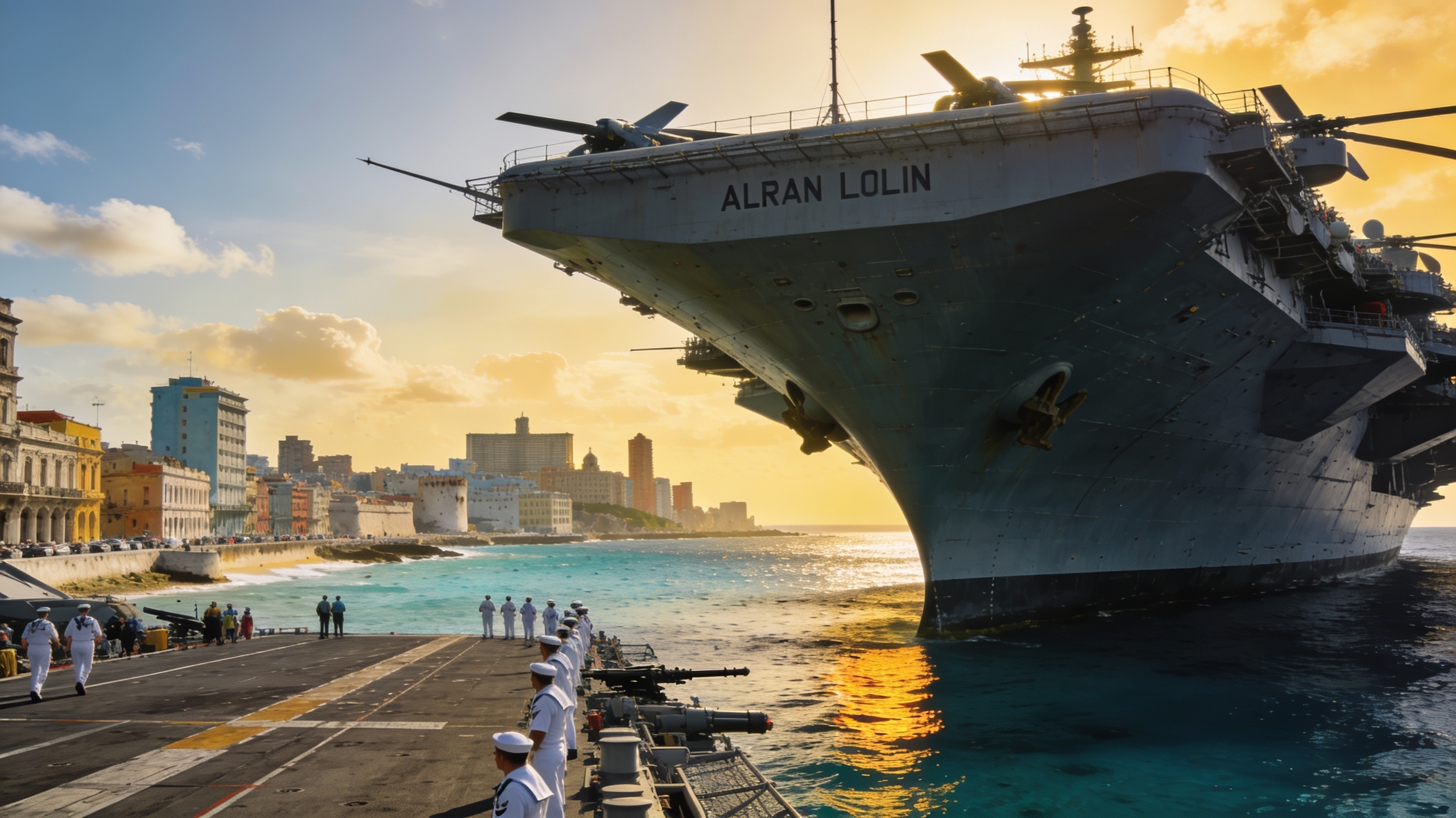 US aircraft carrier nears Havana amid pressure on Cuban leadership RUSSPAIN.com