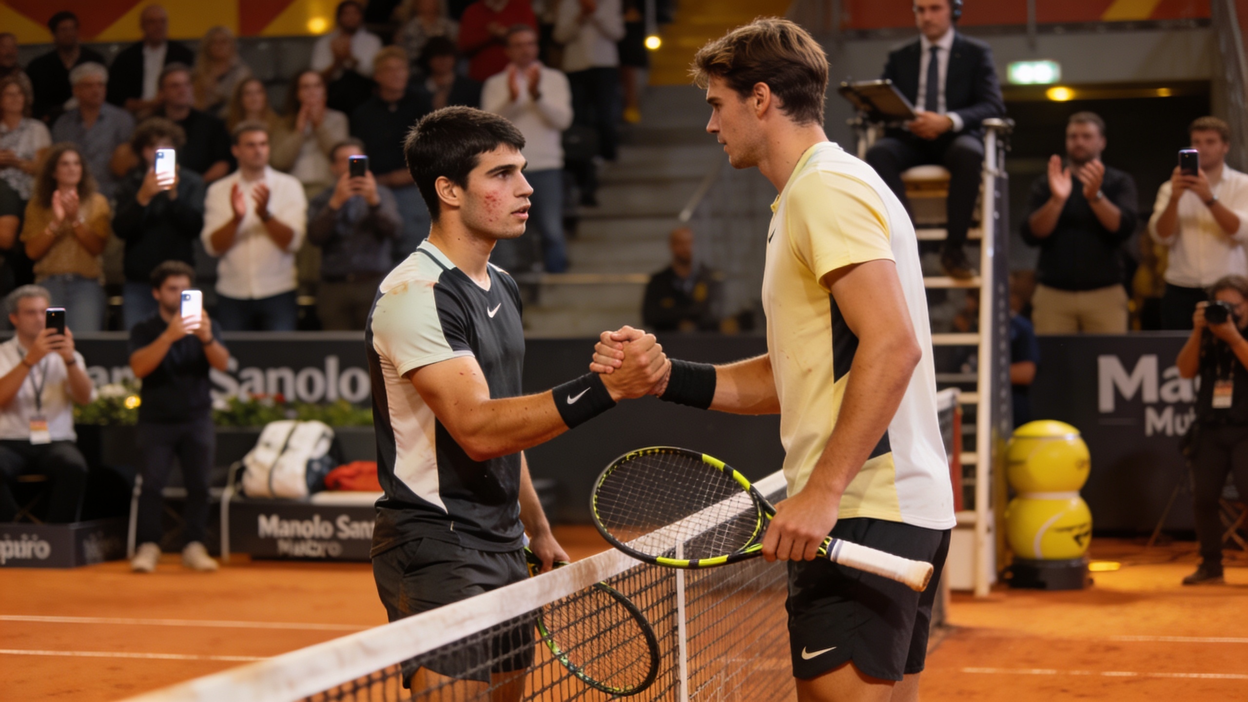 Young tennis player from Leganés becomes the new tournament hero after match against ranking leader RUSSPAIN.com
