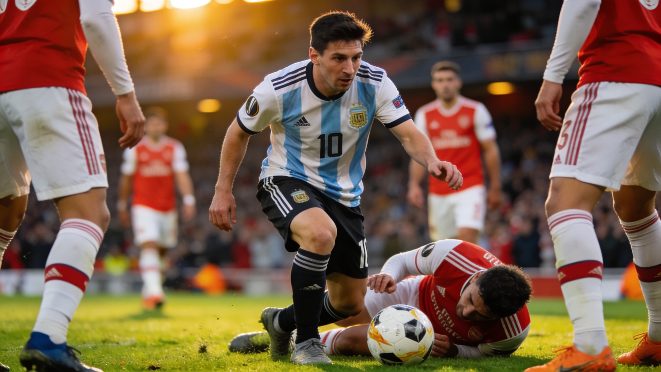 The striker's injury will not prevent him from playing in the return leg against Arsenal RUSSPAIN.com