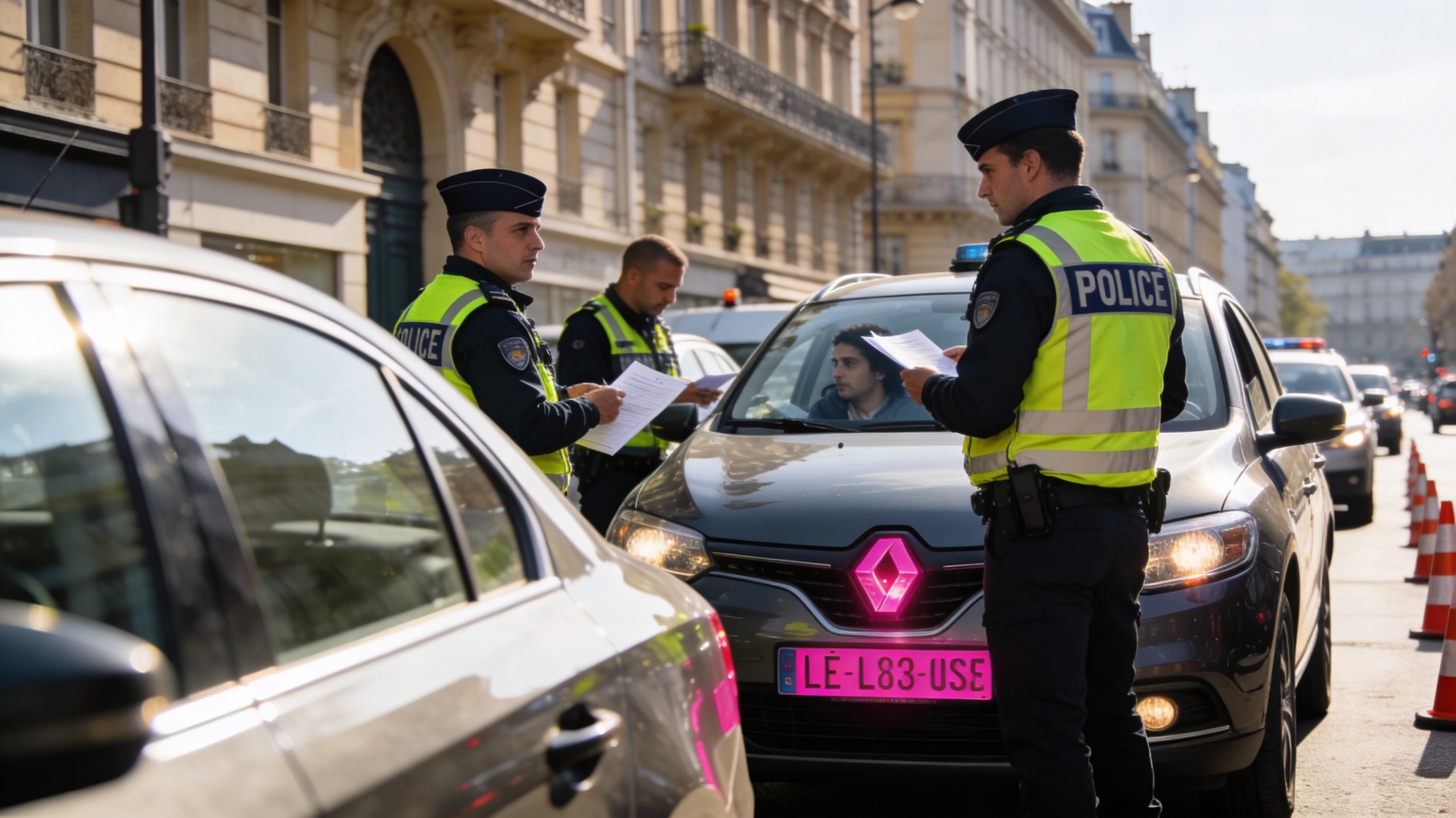 French authorities introduce new pink license plates for registered vehicles RUSSPAIN.com