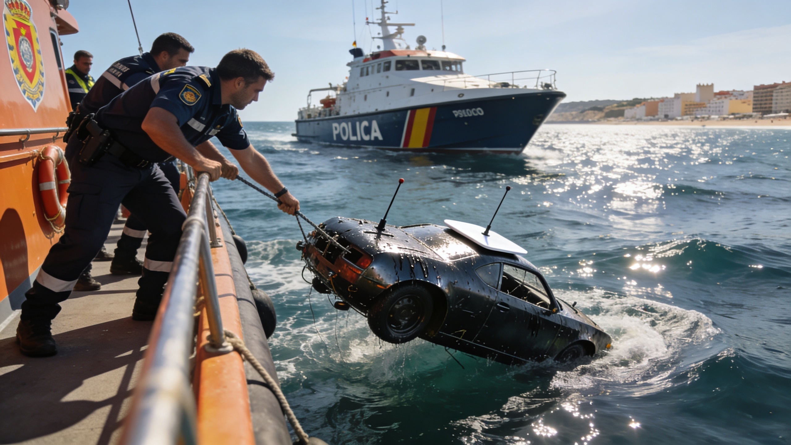 Unusual cargo-free drone found off the coast of Cadiz by rescue teams RUSSPAIN.com