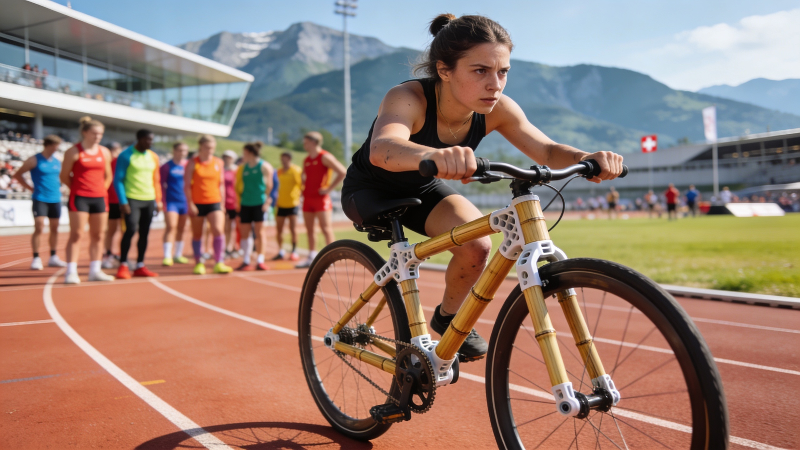 In Zug, an athlete from Bregaglia will compete with a unique bicycle RUSSPAIN.com