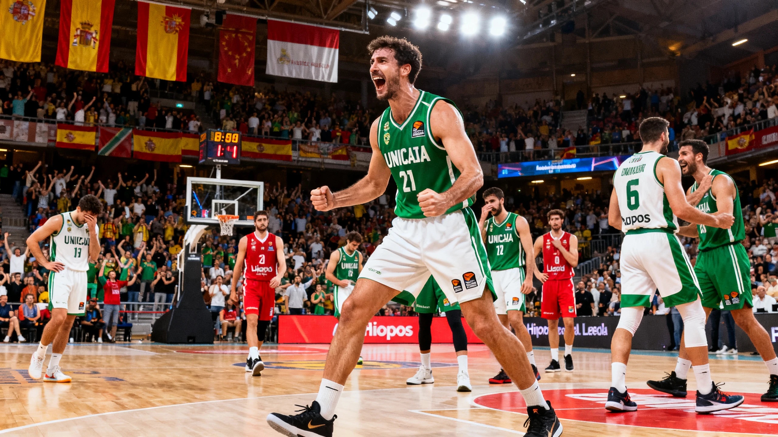 Endesa Basketball League: Unicaja Moves Closer to Playoff Zone After Victory RUSSPAIN.com