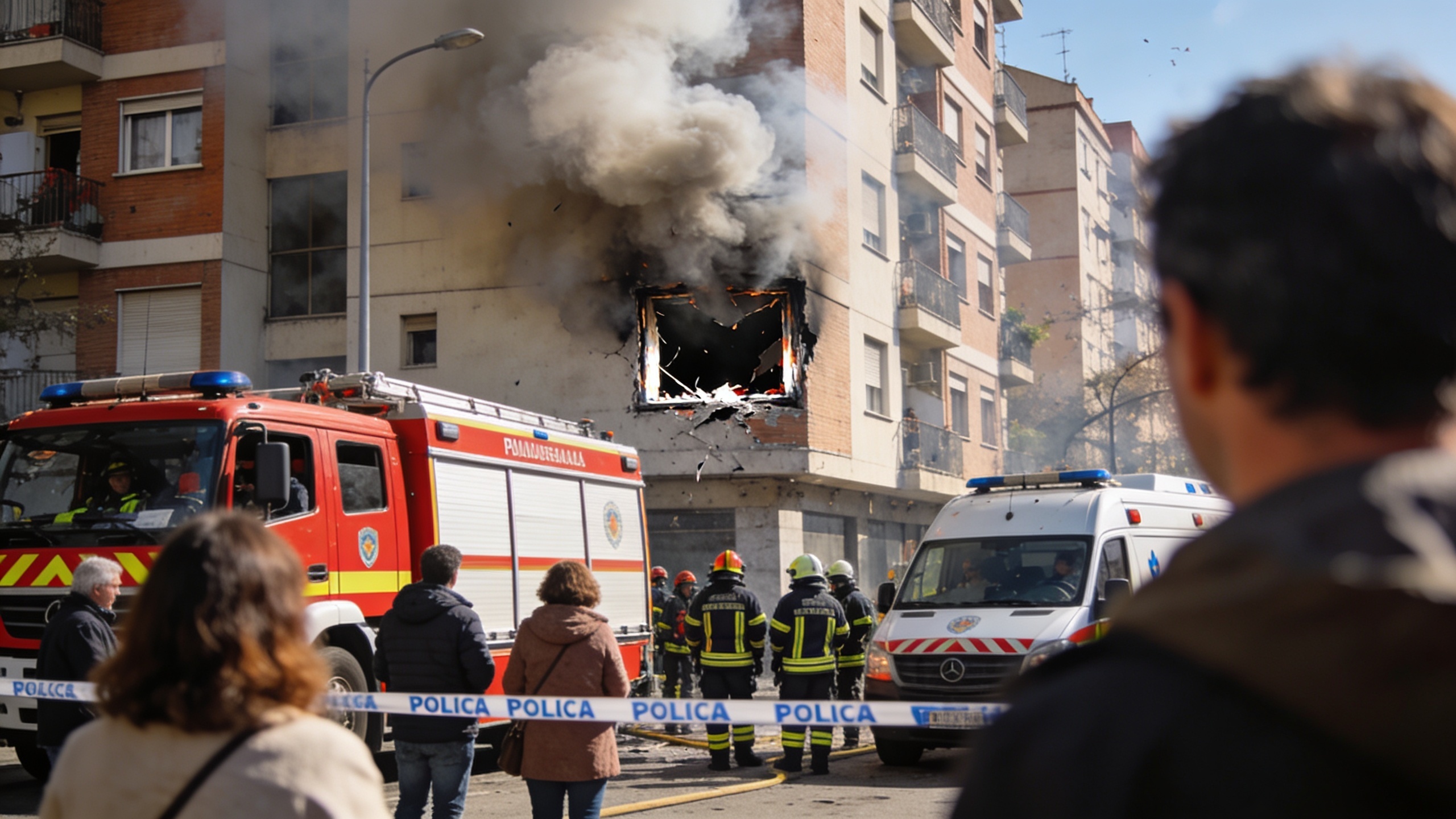 In Málaga, residents evacuated and a square cordoned off after an explosion at Mesón Morisco restaurant RUSSPAIN.com