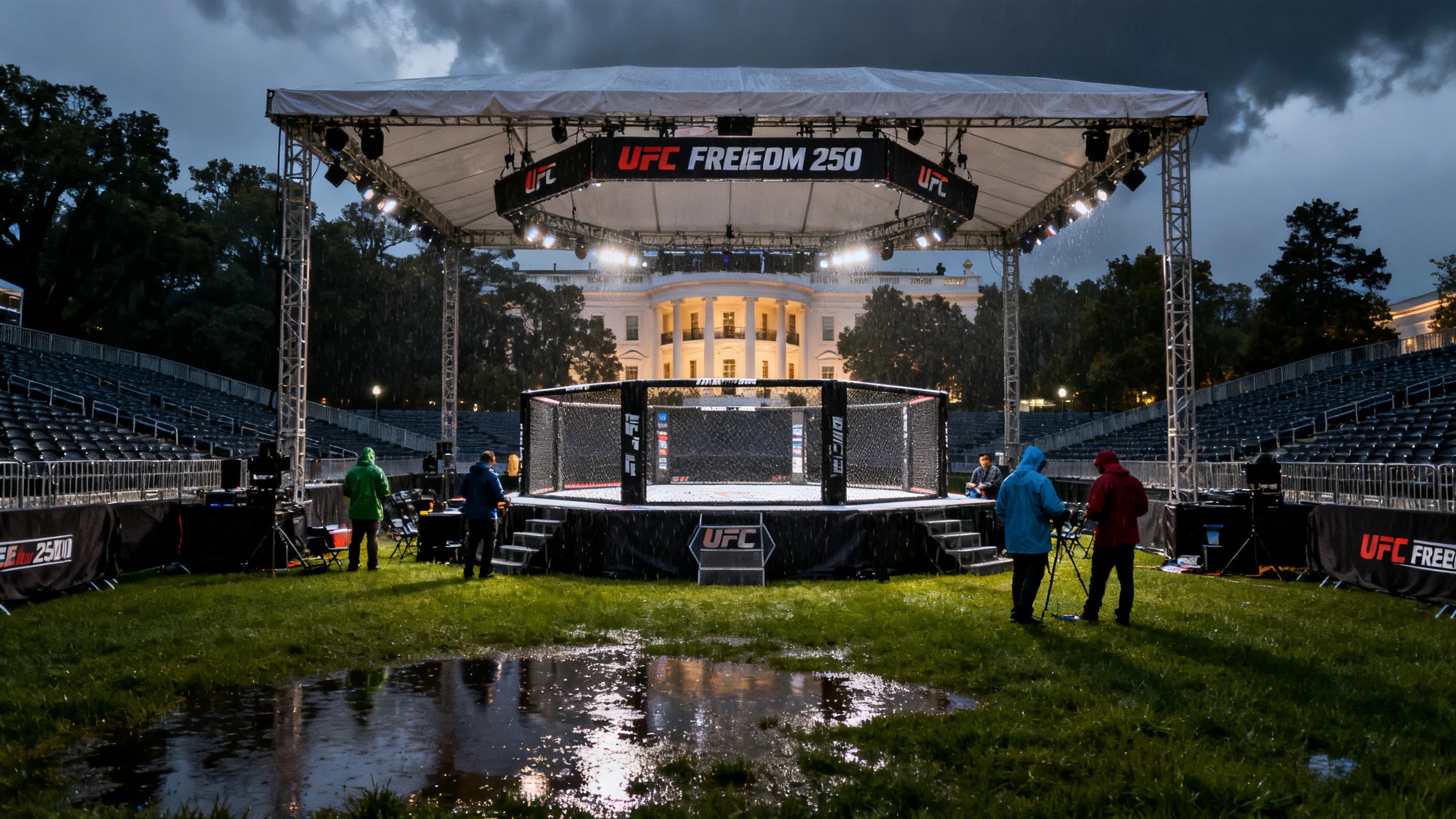 Weather Risks and Automatic Pauses: How Storms Affect Fight Night Near the White House RUSSPAIN.com