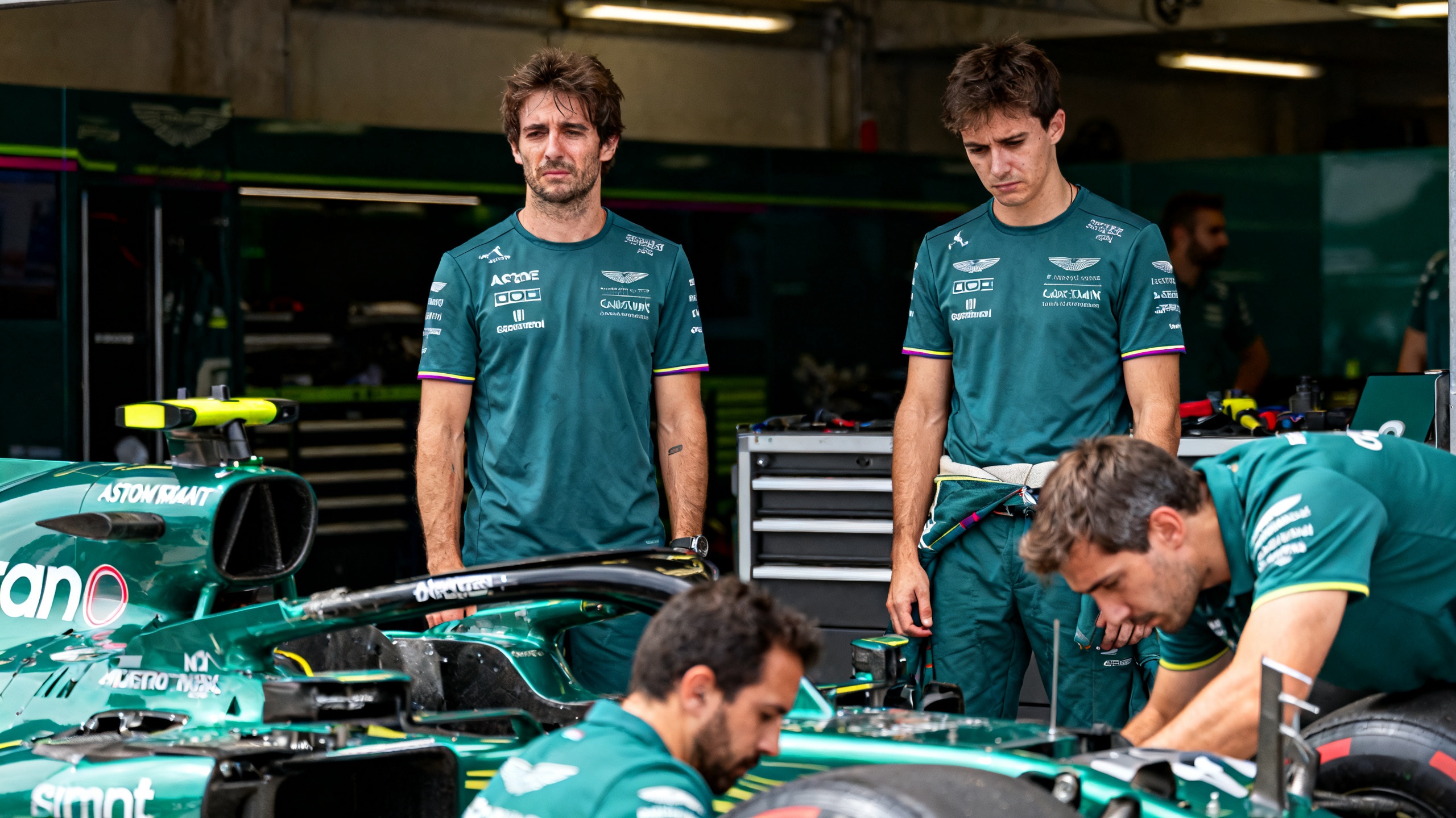 In Barcelona, Aston Martin drivers ended up at the back of the grid and do not hide their disappointment RUSSPAIN.com
