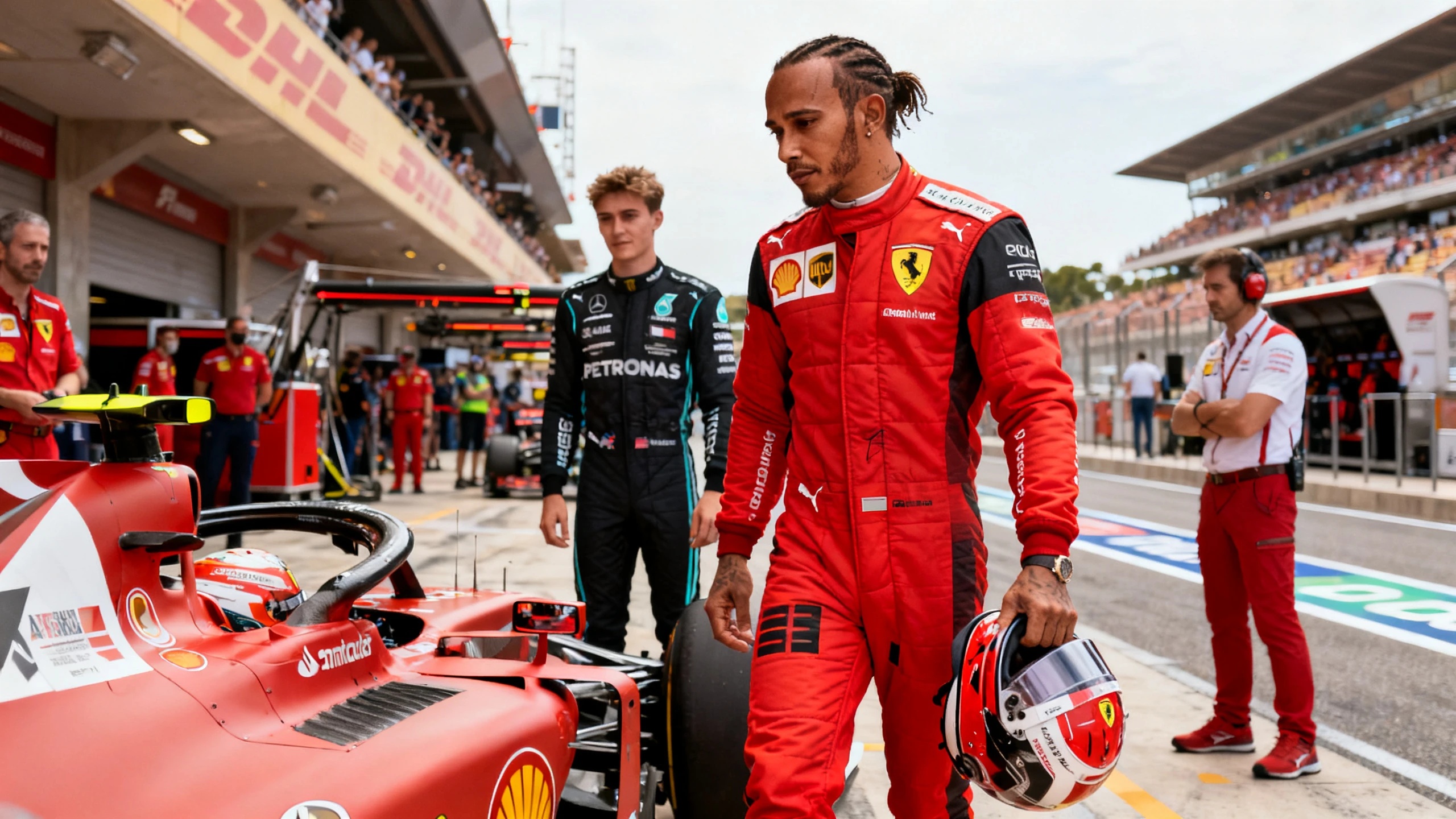 Why the Ferrari-Mercedes rivalry in Spain has intensified after upgrades RUSSPAIN.com