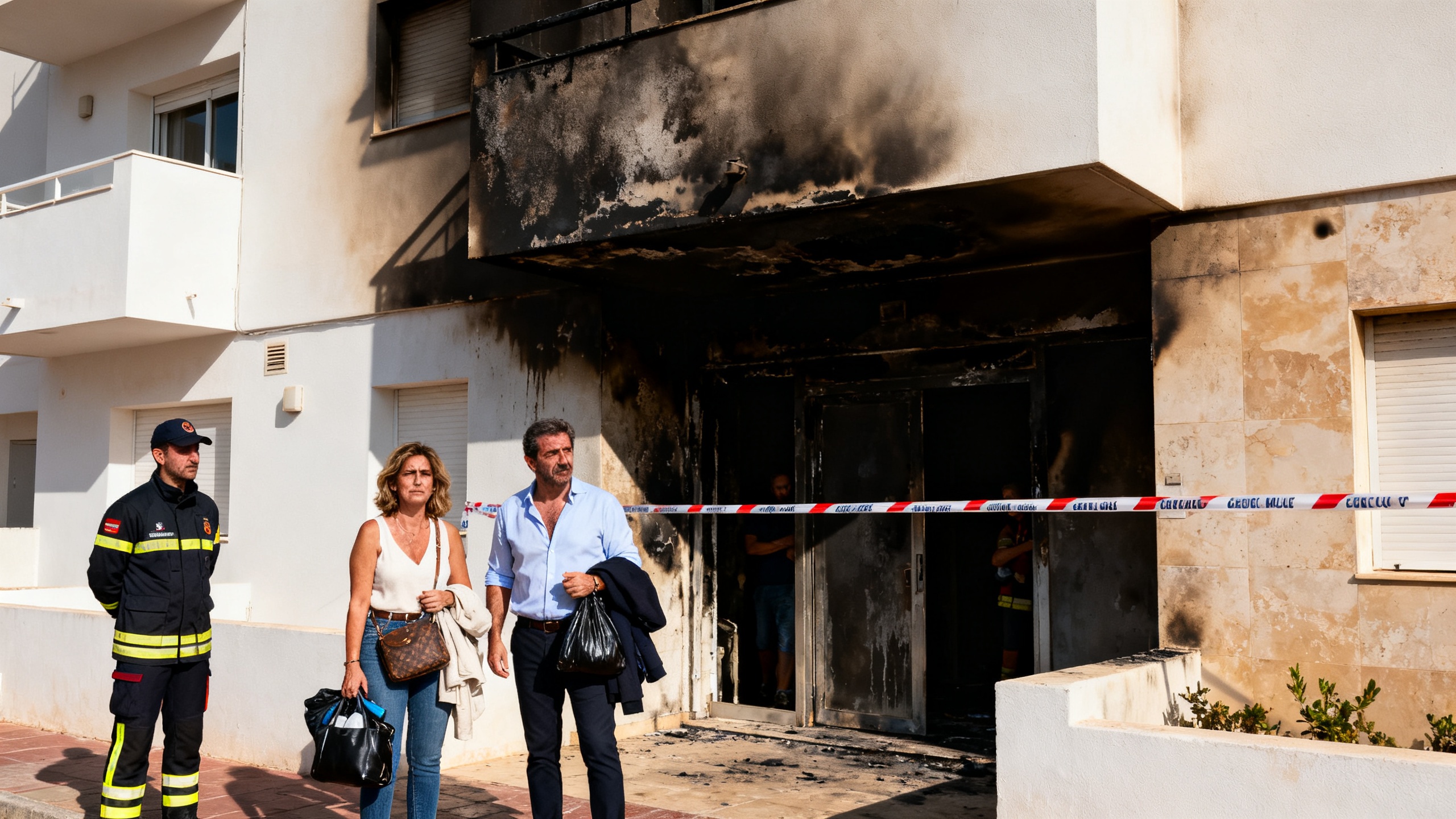After the Magaluf fire, residents are left homeless and await government action RUSSPAIN.com