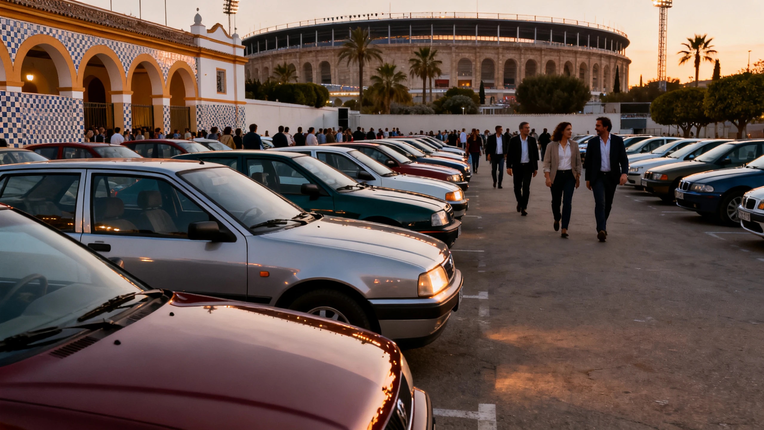 Parking restrictions and fees at Estadio de la Cartuja in June RUSSPAIN.com