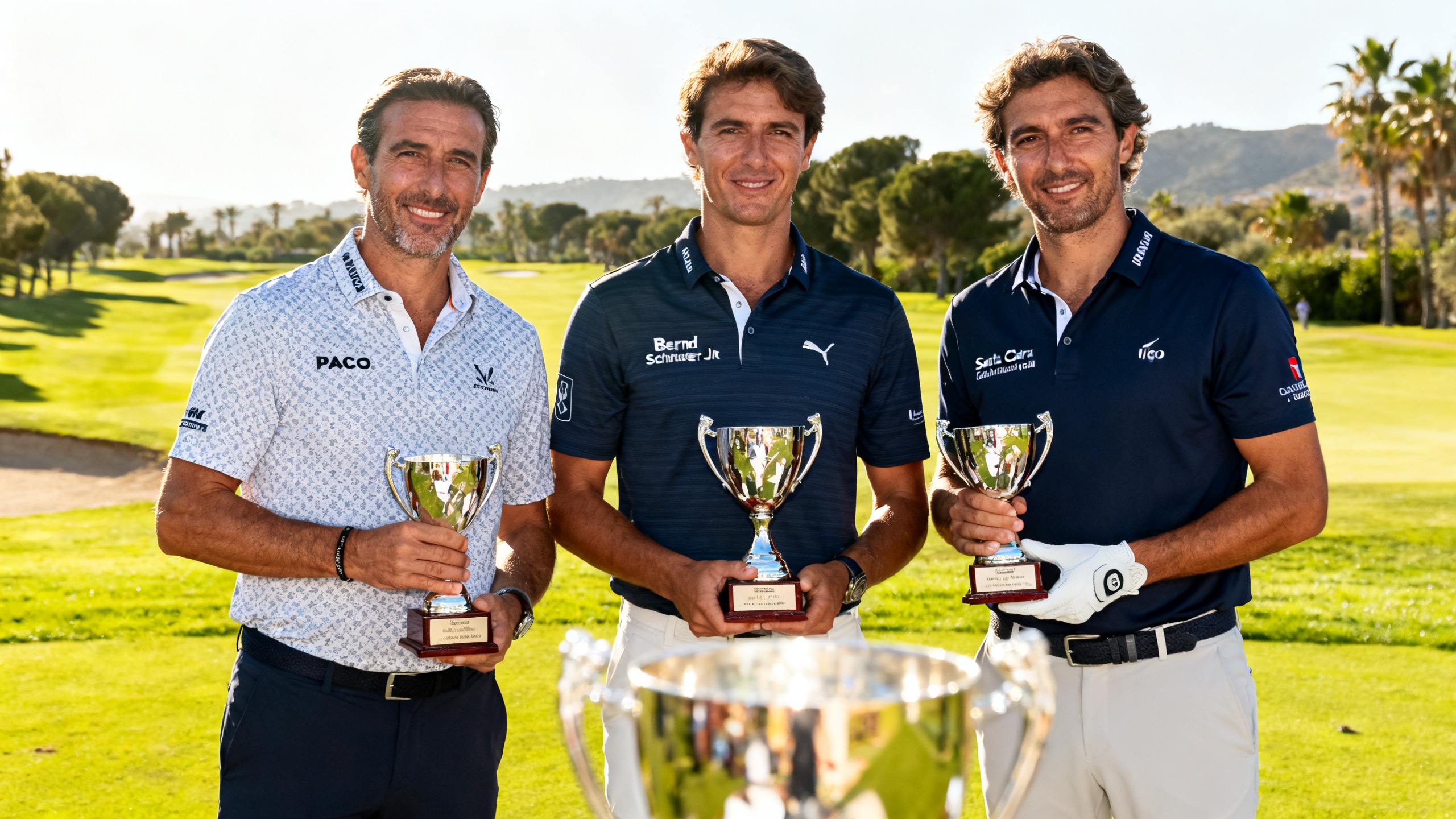 Intense competition unfolded between athletes and celebrities at the Santa Clara Golf course RUSSPAIN.com