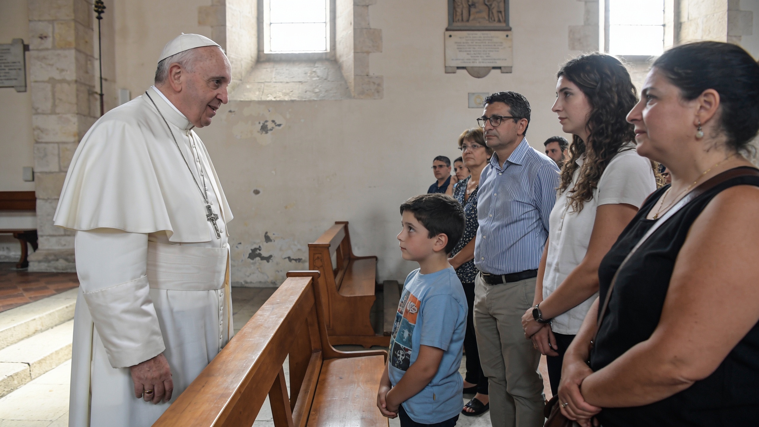 In Barcelona, the Pope was told about the rise in elderly living alone and the lack of support RUSSPAIN.com