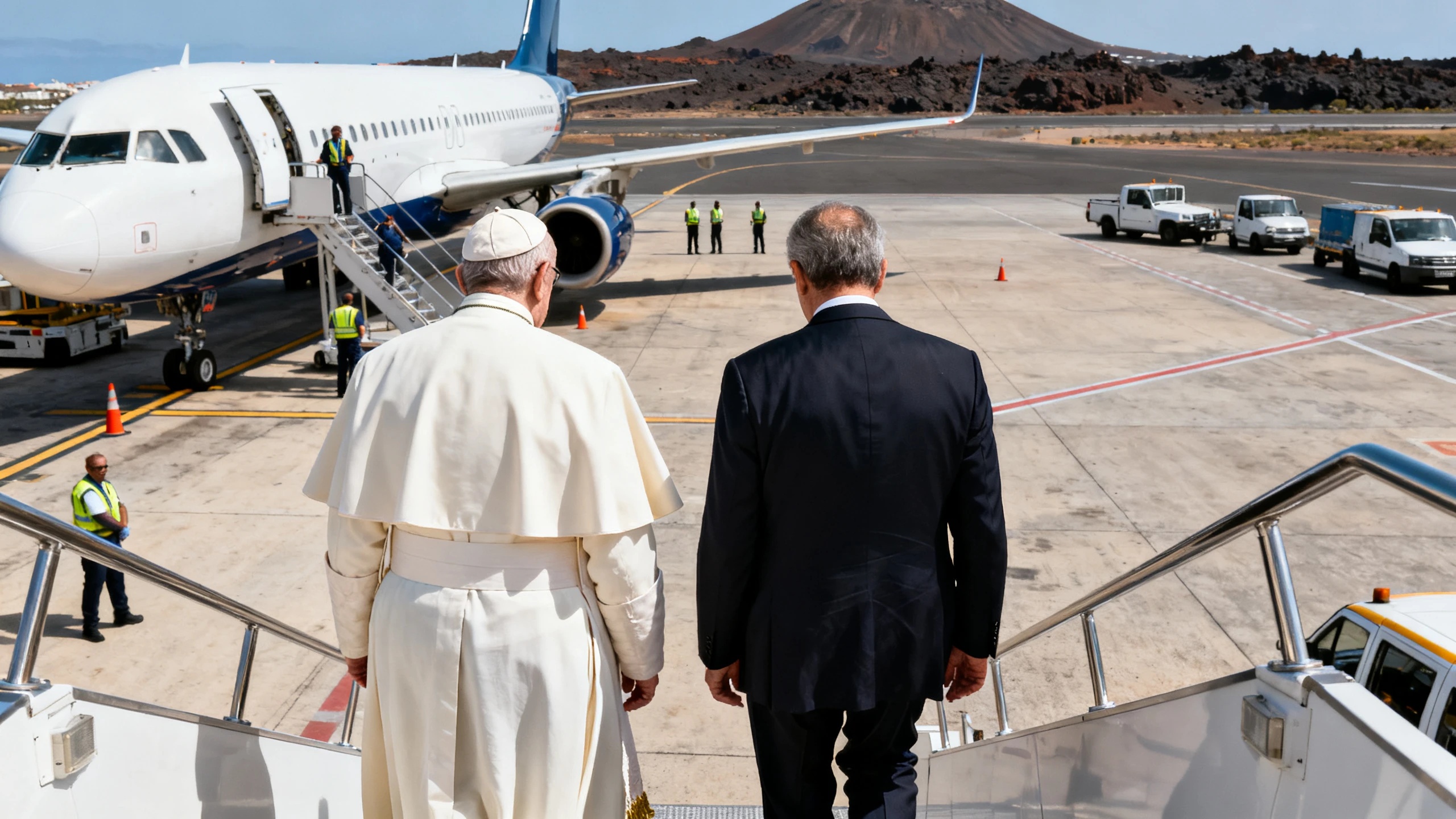 The King of Spain Offered the Pontiff His Aircraft After a Technical Failure RUSSPAIN.com