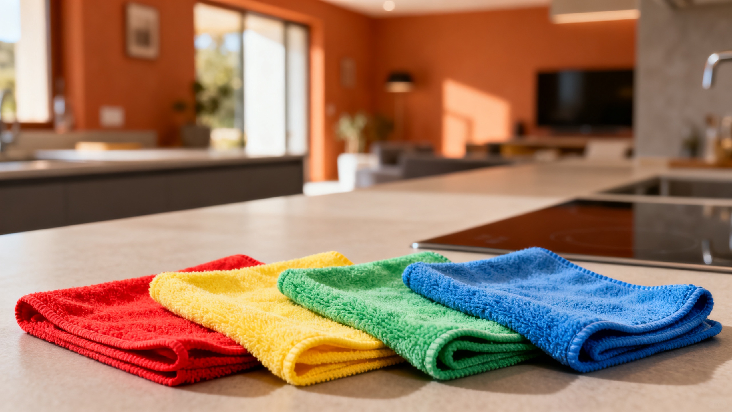 Why the Color of Your Cleaning Cloths Can Make a Real Difference at Home RUSSPAIN.com