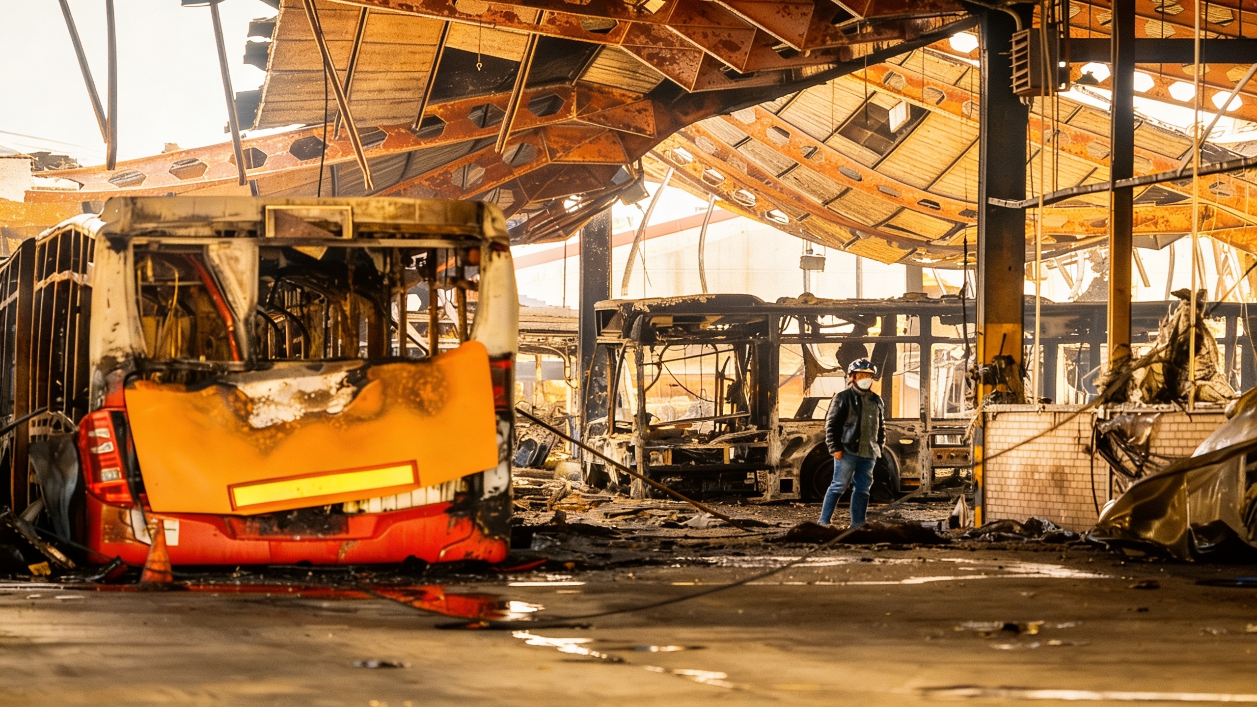 Major Fire in Villaverde Forces Evacuation of Madrid Petrol Station RUSSPAIN.com