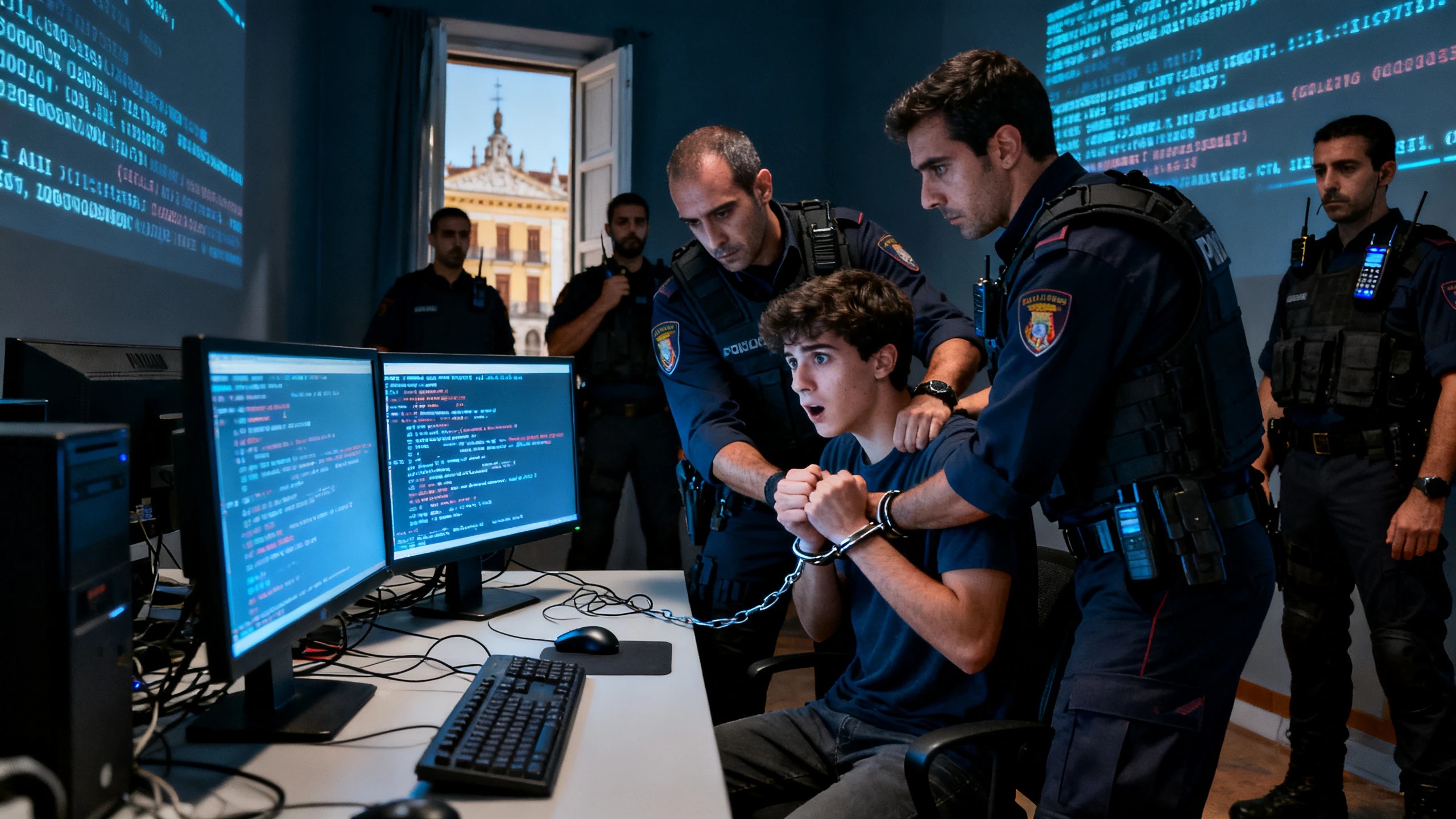 Madrid Police Arrest Suspect Linked to Alcasec Cybercrime Network RUSSPAIN.com