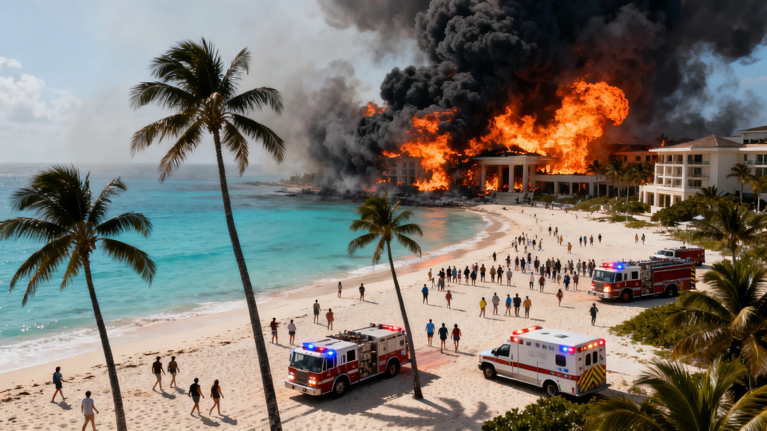 Massive Fire at Dominican Republic Resort Leaves One Dead and 1,700 Evacuated RUSSPAIN.com
