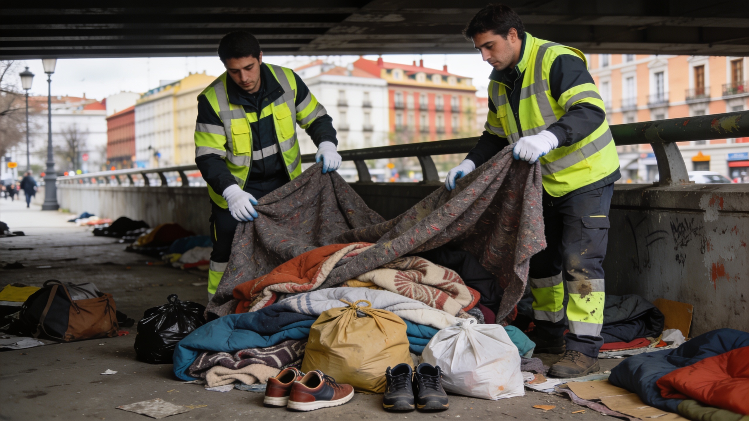 Madrid Faces Scrutiny Over Removal of Homeless Belongings Without Notice RUSSPAIN.com
