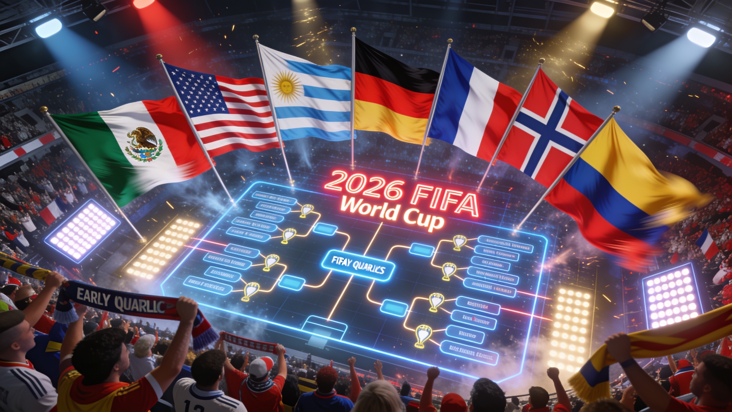 Seven Teams Secure Early Spots in 2026 World Cup Round of 32 RUSSPAIN.com