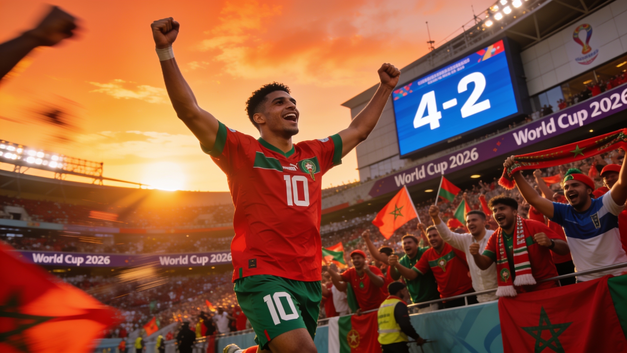 Gessime Yassine Secures Morocco's Group Stage Win with Decisive Goal RUSSPAIN.com