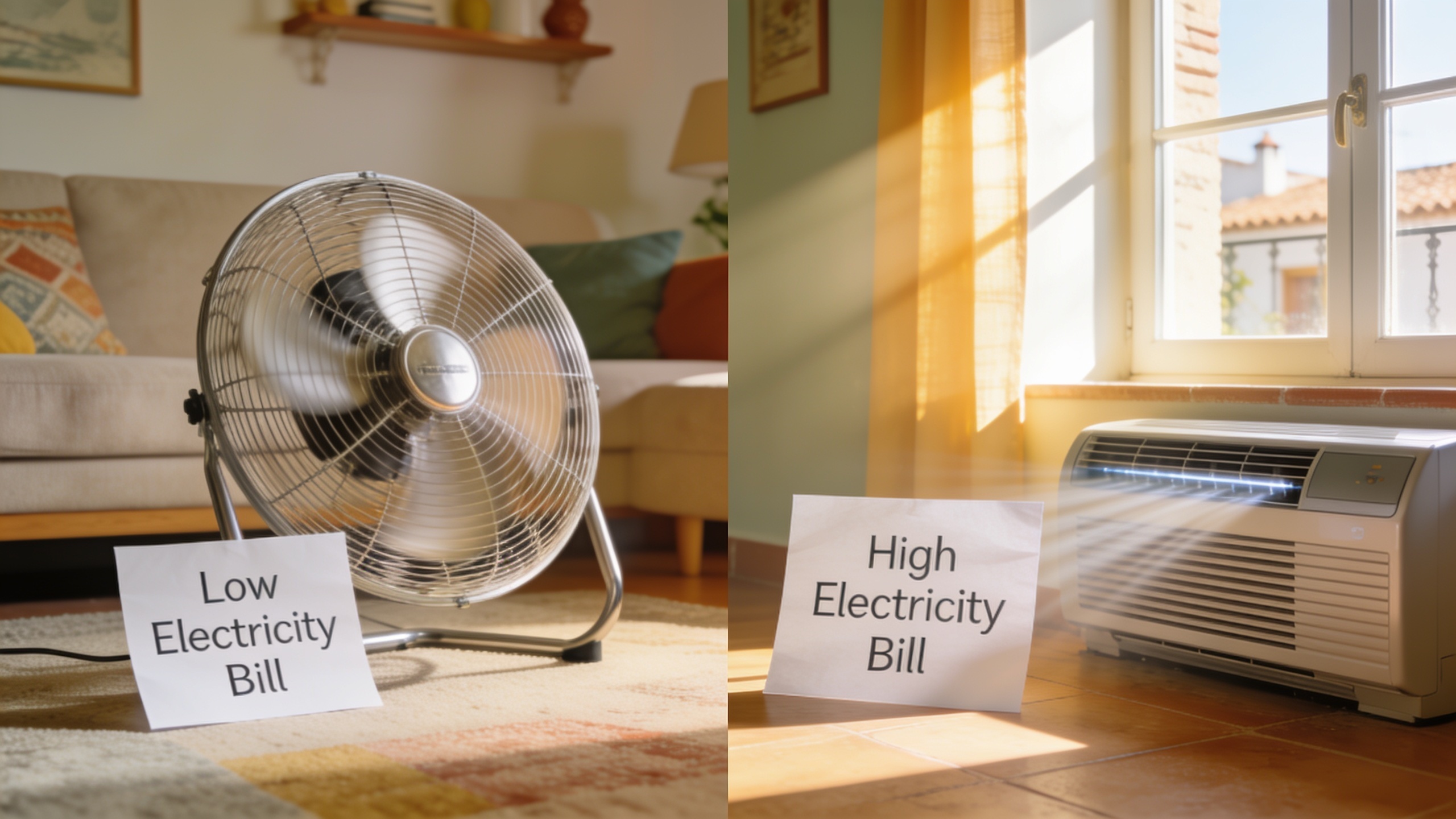 How a Simple Fan Can Cut Over €50 From Your Summer Electricity Bill RUSSPAIN.com