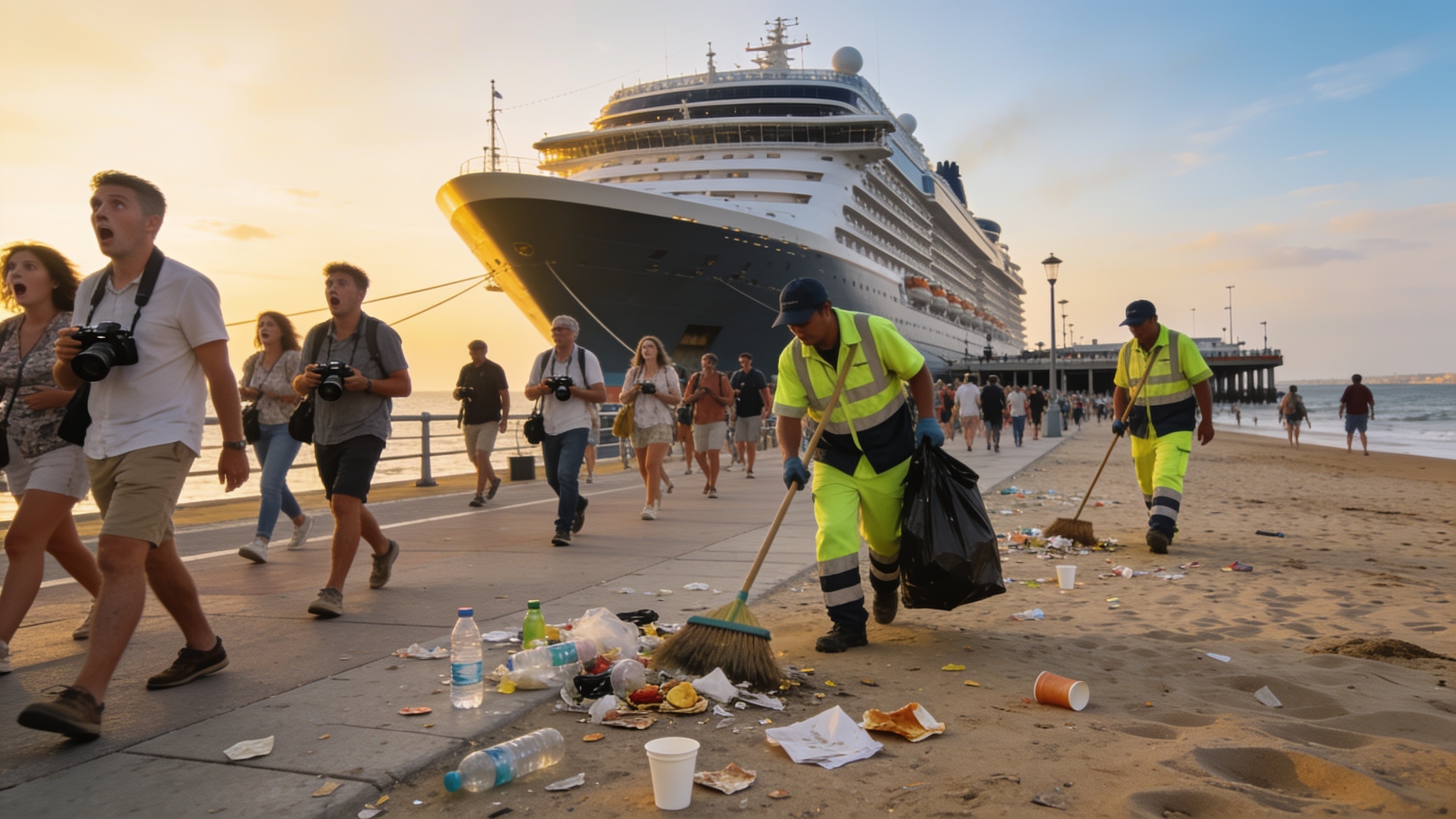Tourists Arriving in A Coruña Face Post-San Xoán Cleanup and Disappointment RUSSPAIN.com