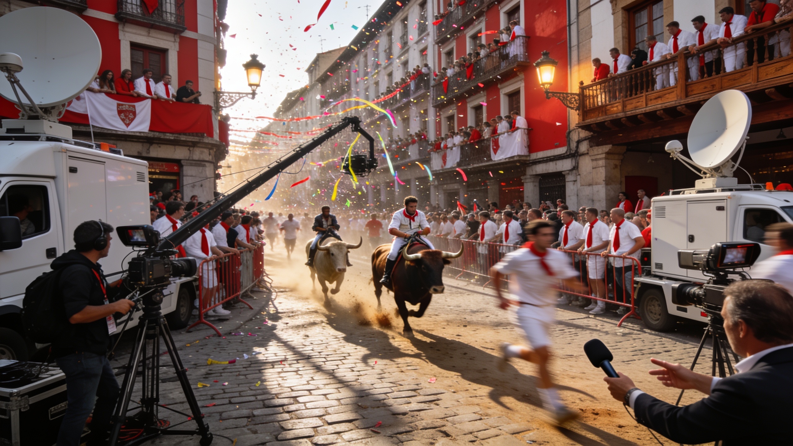 Pamplona to Charge for San Fermín Bull Run Broadcasts in Landmark Deal RUSSPAIN.com