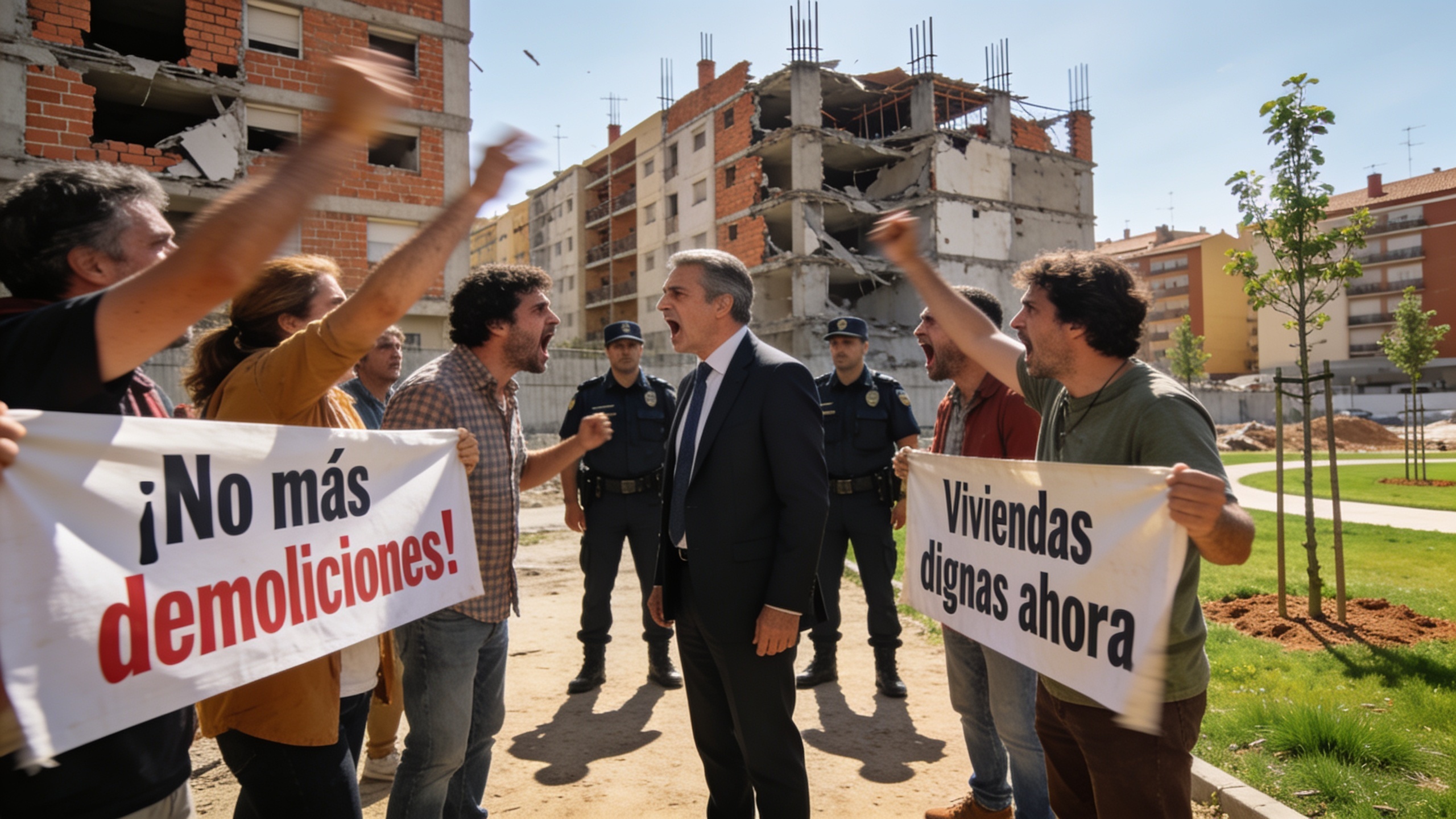 San Fernando Residents Protest Park Opening Amid Ongoing Housing Crisis RUSSPAIN.com