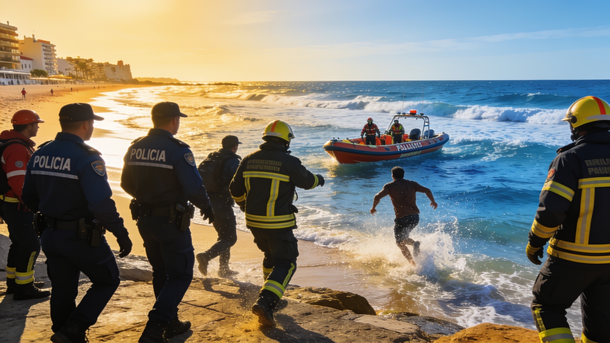 Man Injures Mother With Knife in Sitges and Attempts Escape Into Sea RUSSPAIN.com