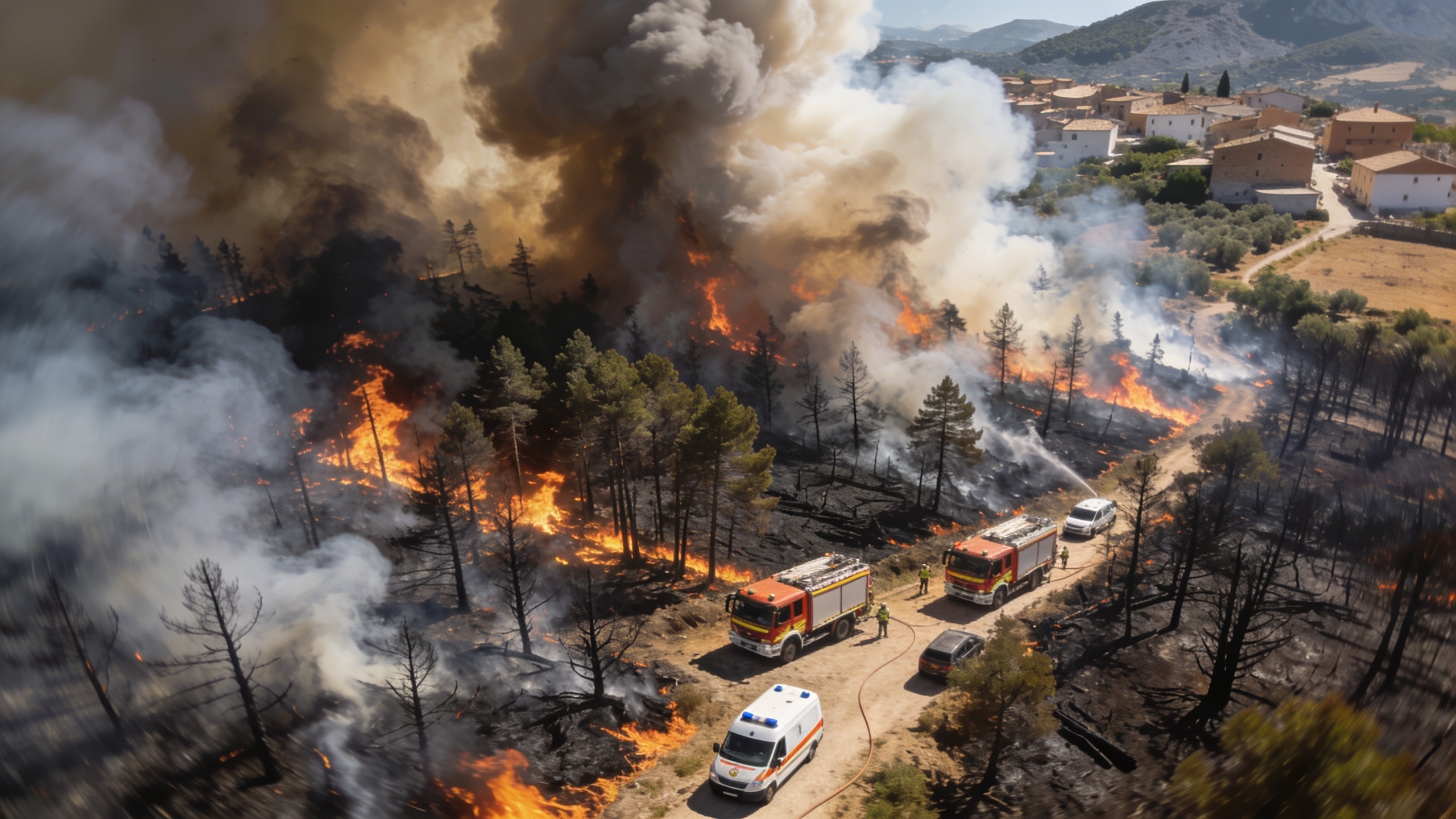 Wildfire in Huesca Forces Evacuation of Three Villages as 2,500 Hectares Burn RUSSPAIN.com
