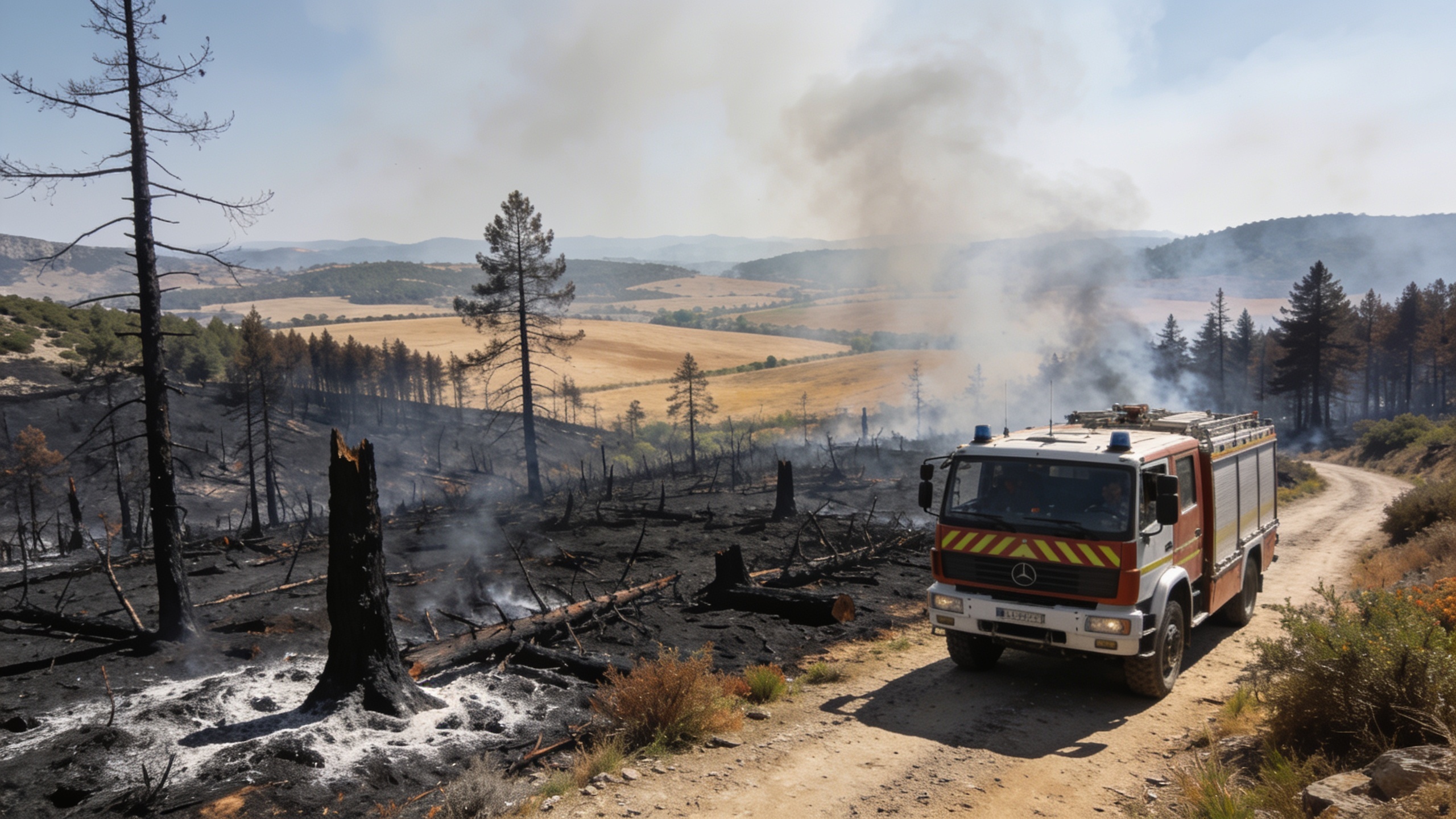 Wildfire in Tamarite de Litera Burns 4,000 Hectares as Emergency Measures Continue RUSSPAIN.com