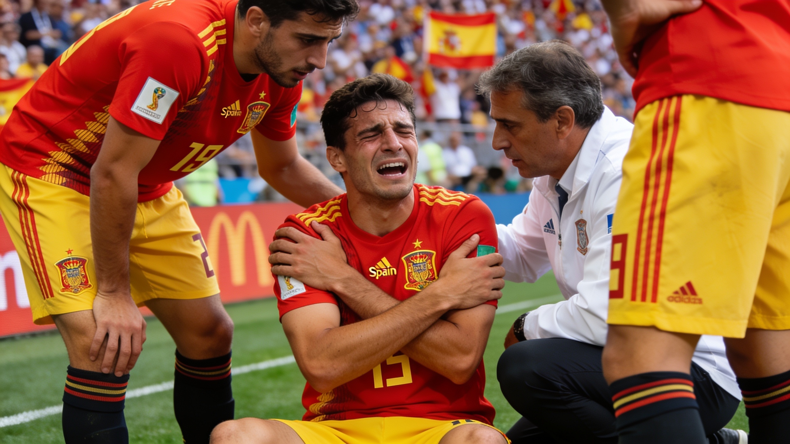 Spain Faces World Cup Setback as Yeremy Pino Suffers Suspected Clavicle Fracture RUSSPAIN.com