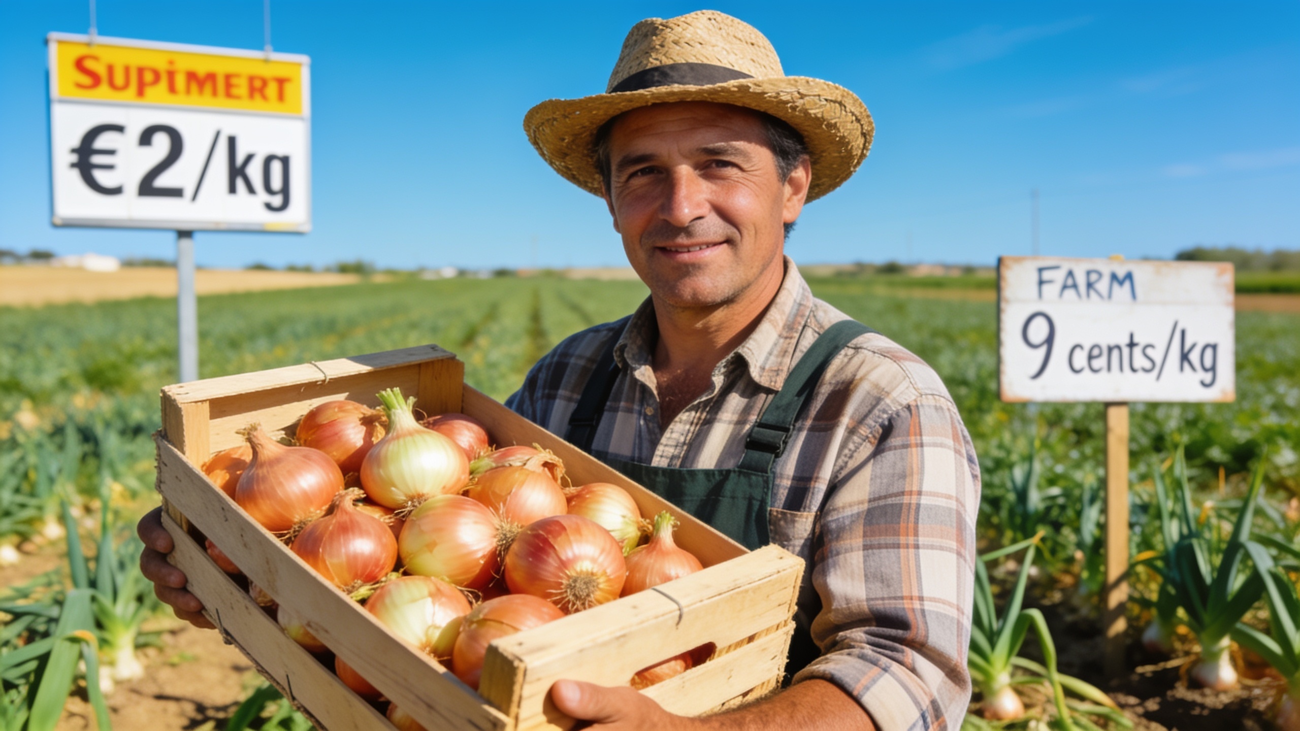 Spanish Farmer Challenges Supermarket Onion Prices RUSSPAIN.com