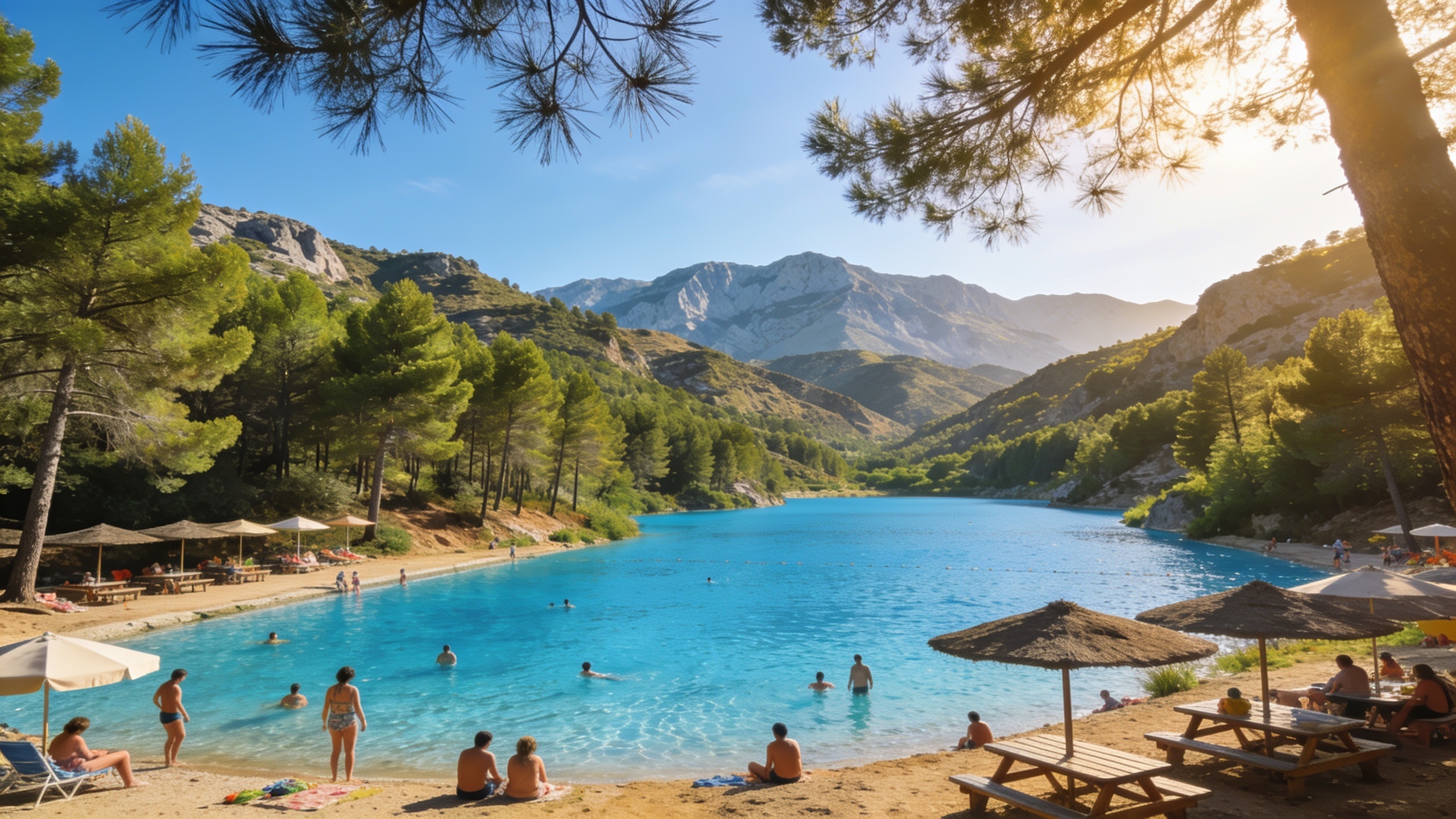 Amurjo: The Inland Pool in Jaén Drawing Crowds Like a Mountain Beach RUSSPAIN.com