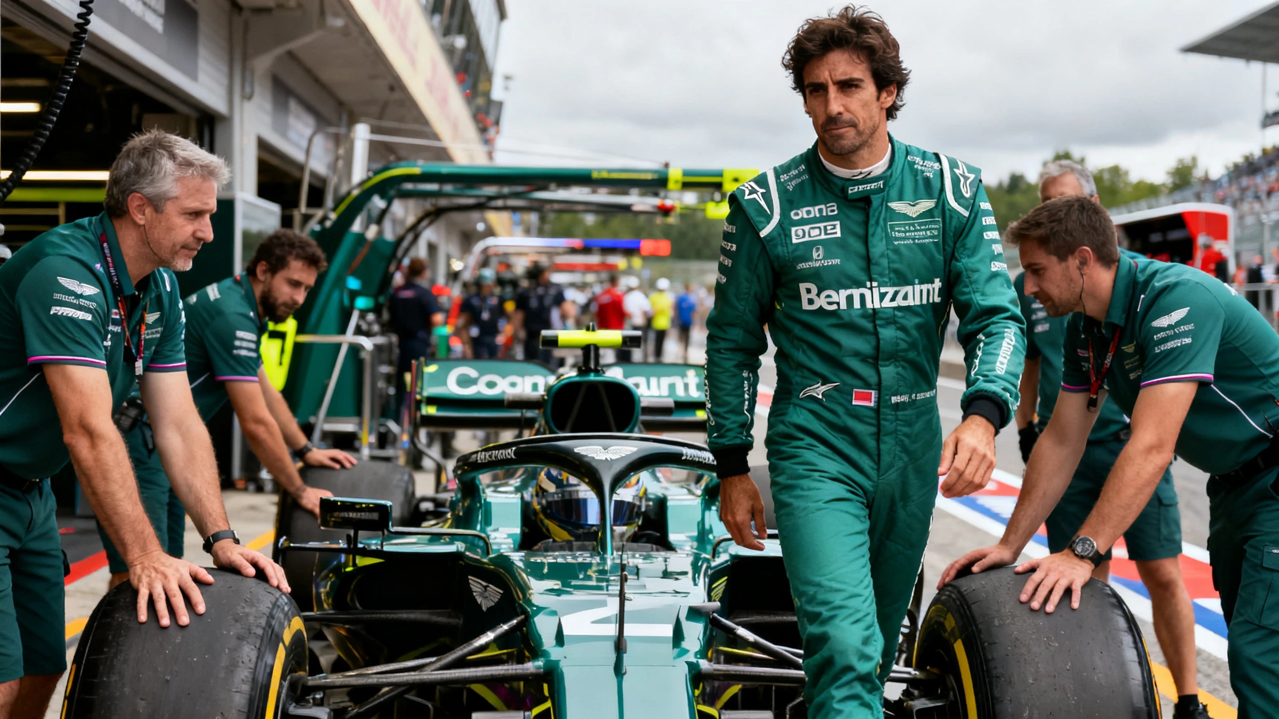 Alonso Left Alone at the Back After Series of Retirements RUSSPAIN.com