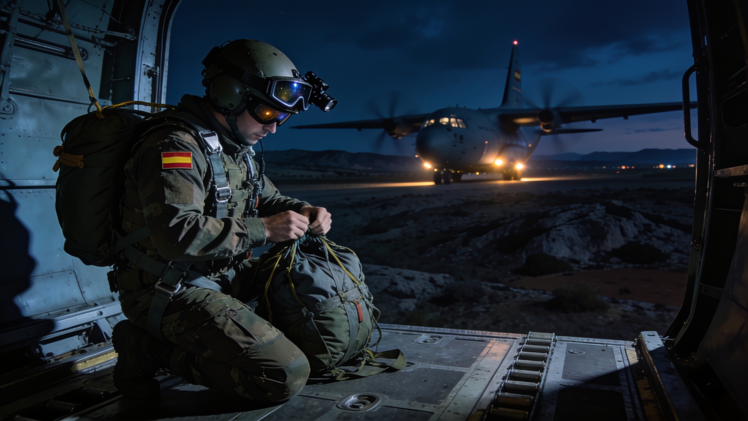 Army Corporal Dies During Night Parachute Exercise in Huesca RUSSPAIN.com