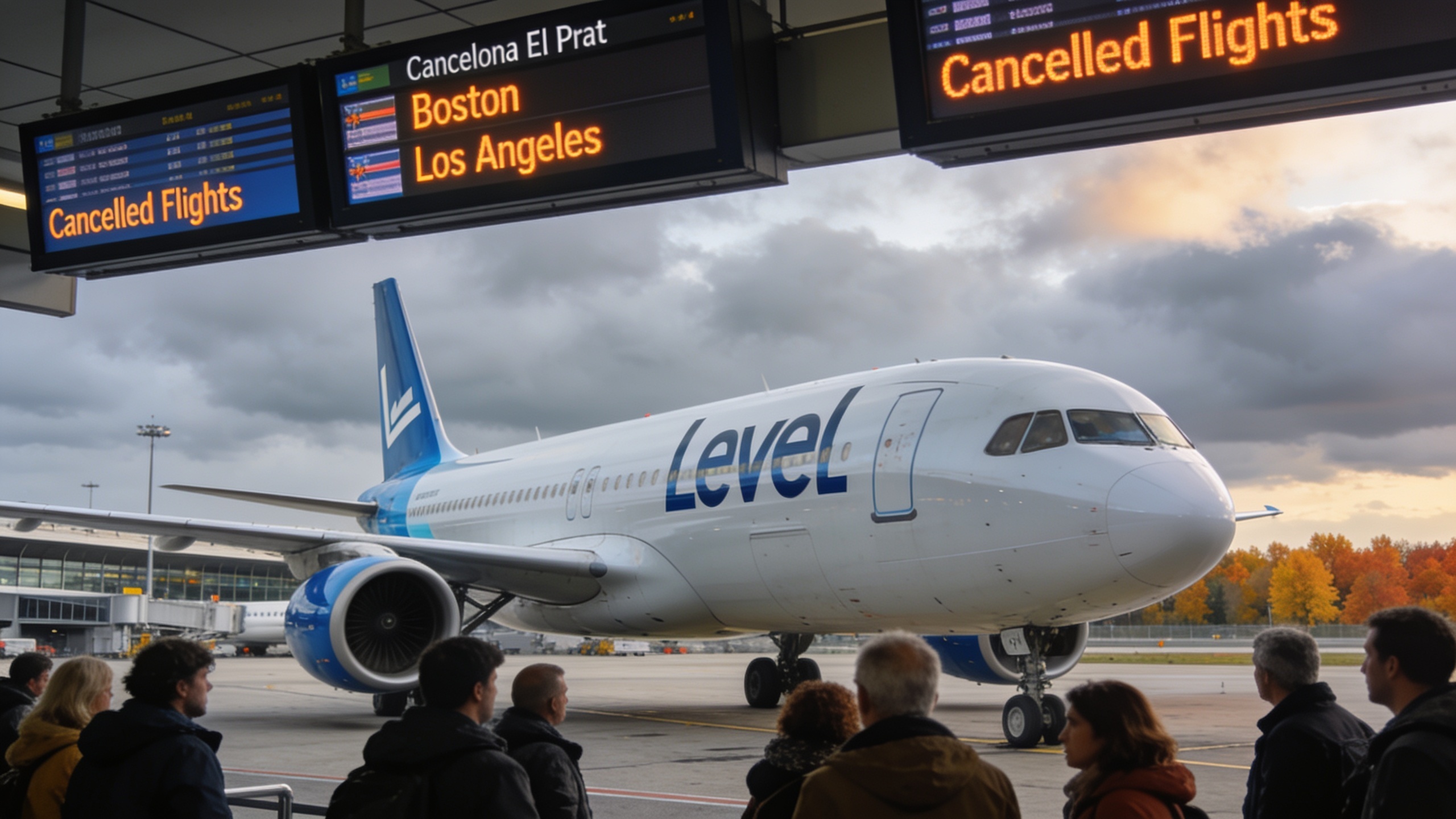 Level to Halt Barcelona Flights to Boston and Los Angeles This October RUSSPAIN.com