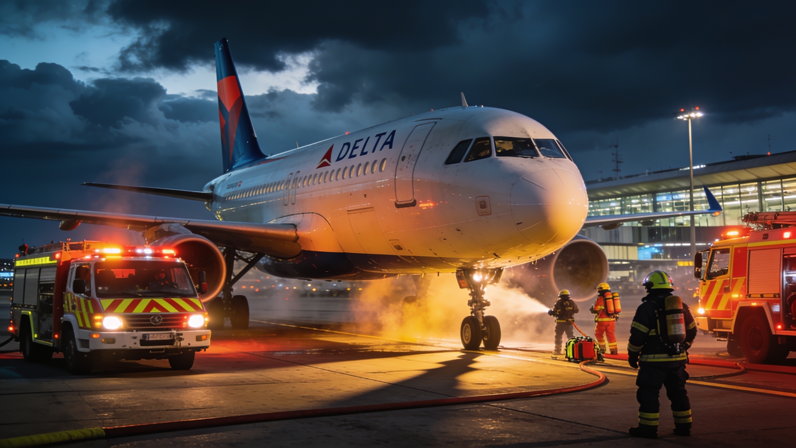Delta Airbus A330 Makes Emergency Landing at El Prat After Bird Strike RUSSPAIN.com
