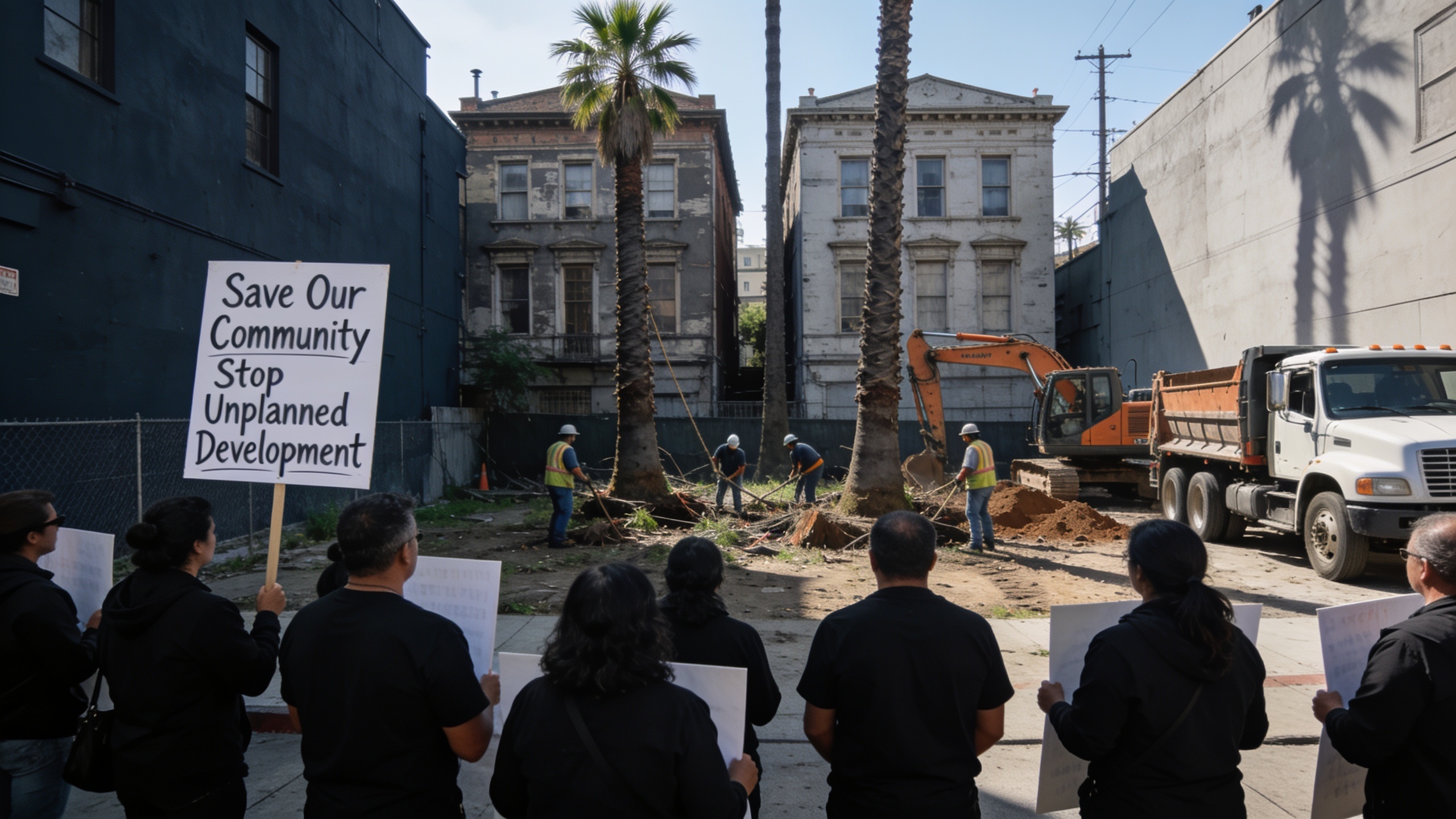 Valencia Residents Protest Palm Tree Removal for New Hotel in El Botànic RUSSPAIN.com