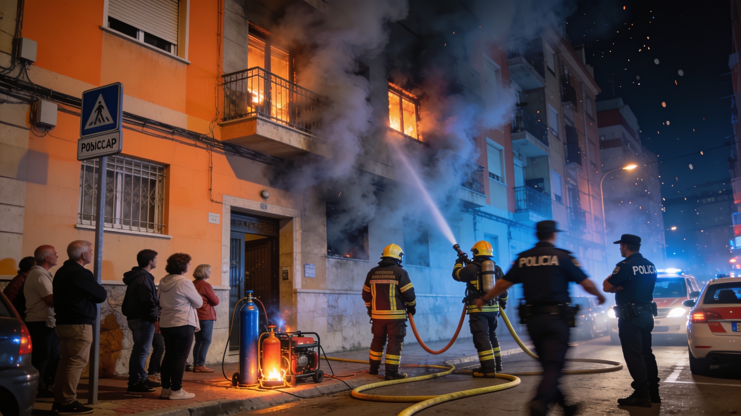 Four Workers Arrested After Fire in Valencia Basement Sparks Controversy RUSSPAIN.com