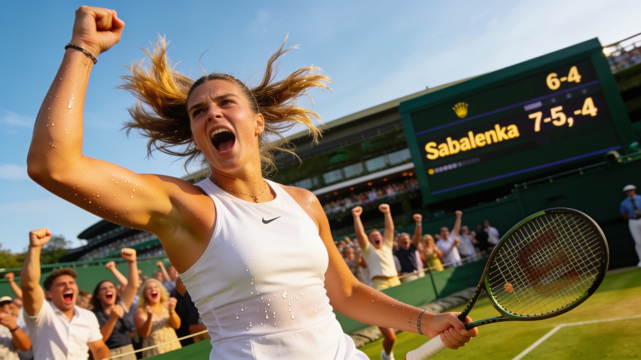 Sabalenka Survives Kessler Challenge to Advance at Wimbledon RUSSPAIN.com