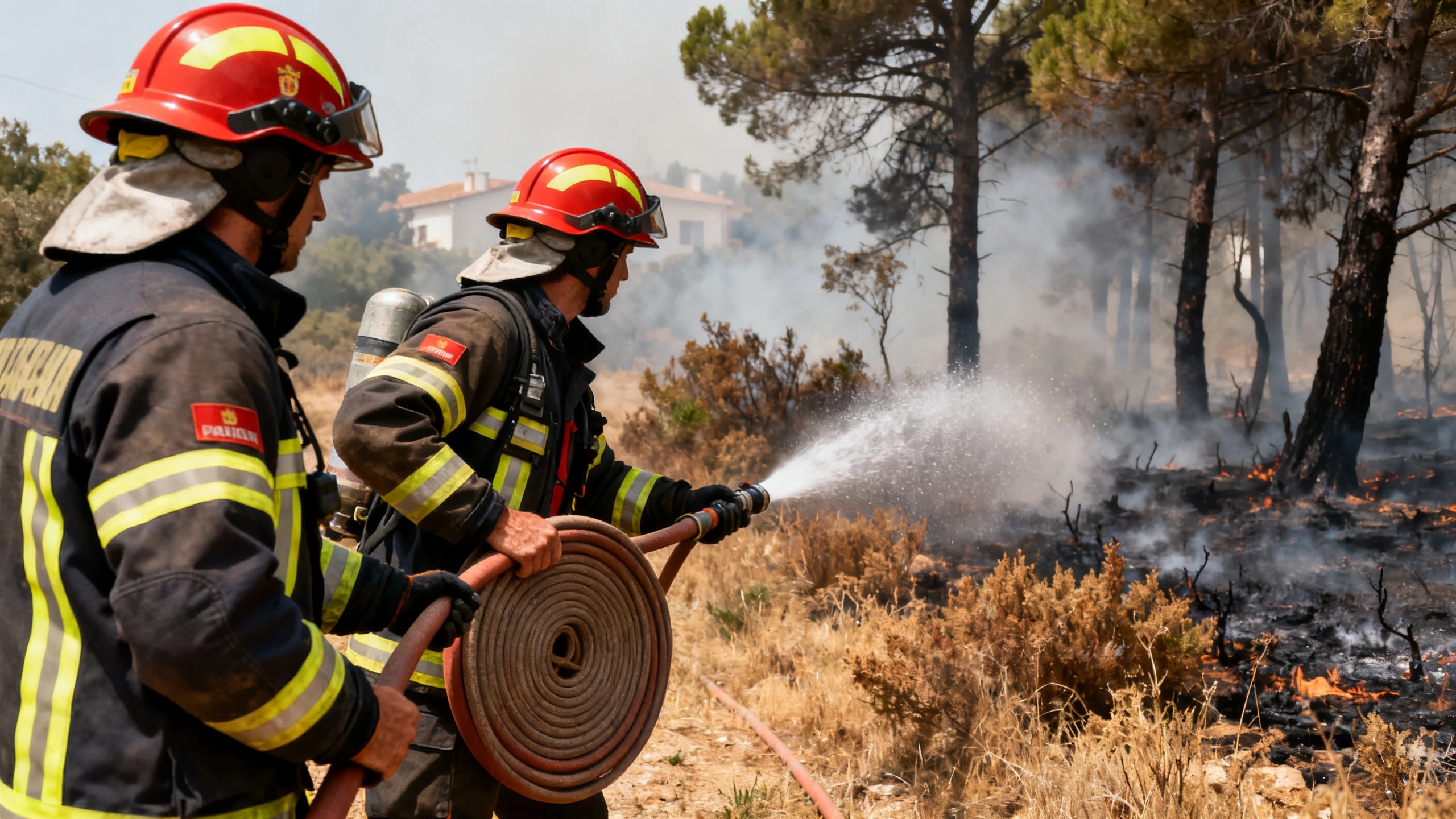 Wildfire in Les Gavarres Damages Homes in Calonge as Firefighters Battle to Contain Blaze RUSSPAIN.com