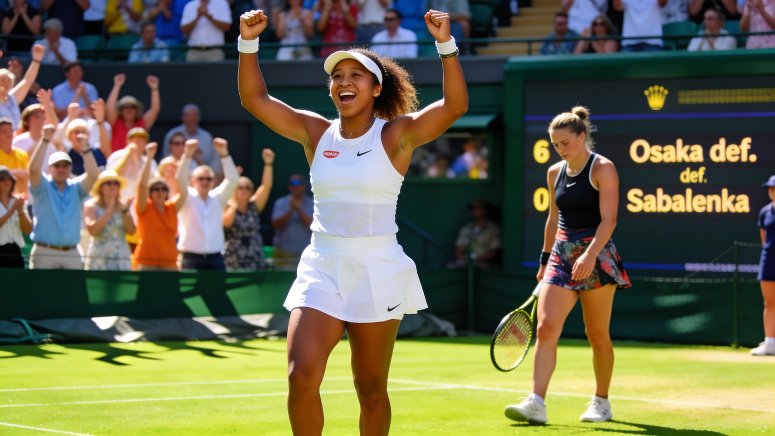 Naomi Osaka eliminates Aryna Sabalenka to secure Wimbledon quarter-final spot RUSSPAIN.com