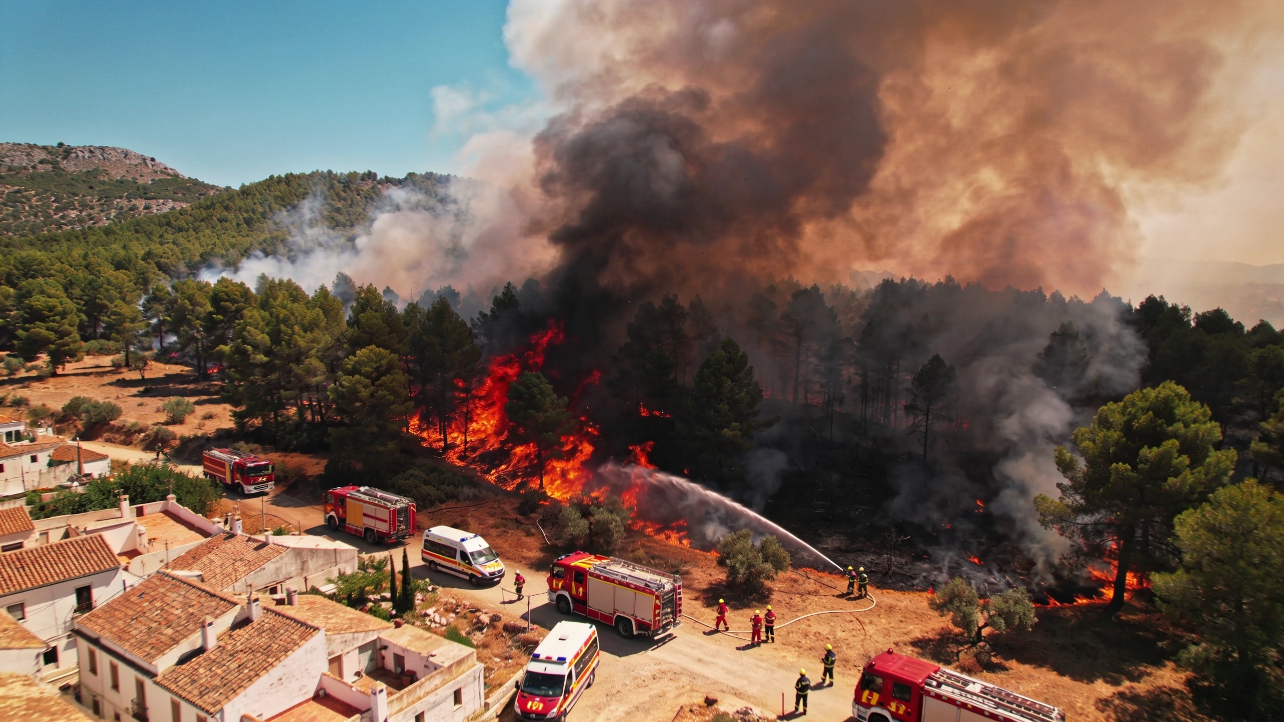 Wildfire in Soneja Forces Evacuation as Flames Reach Sierra de Espadán RUSSPAIN.com