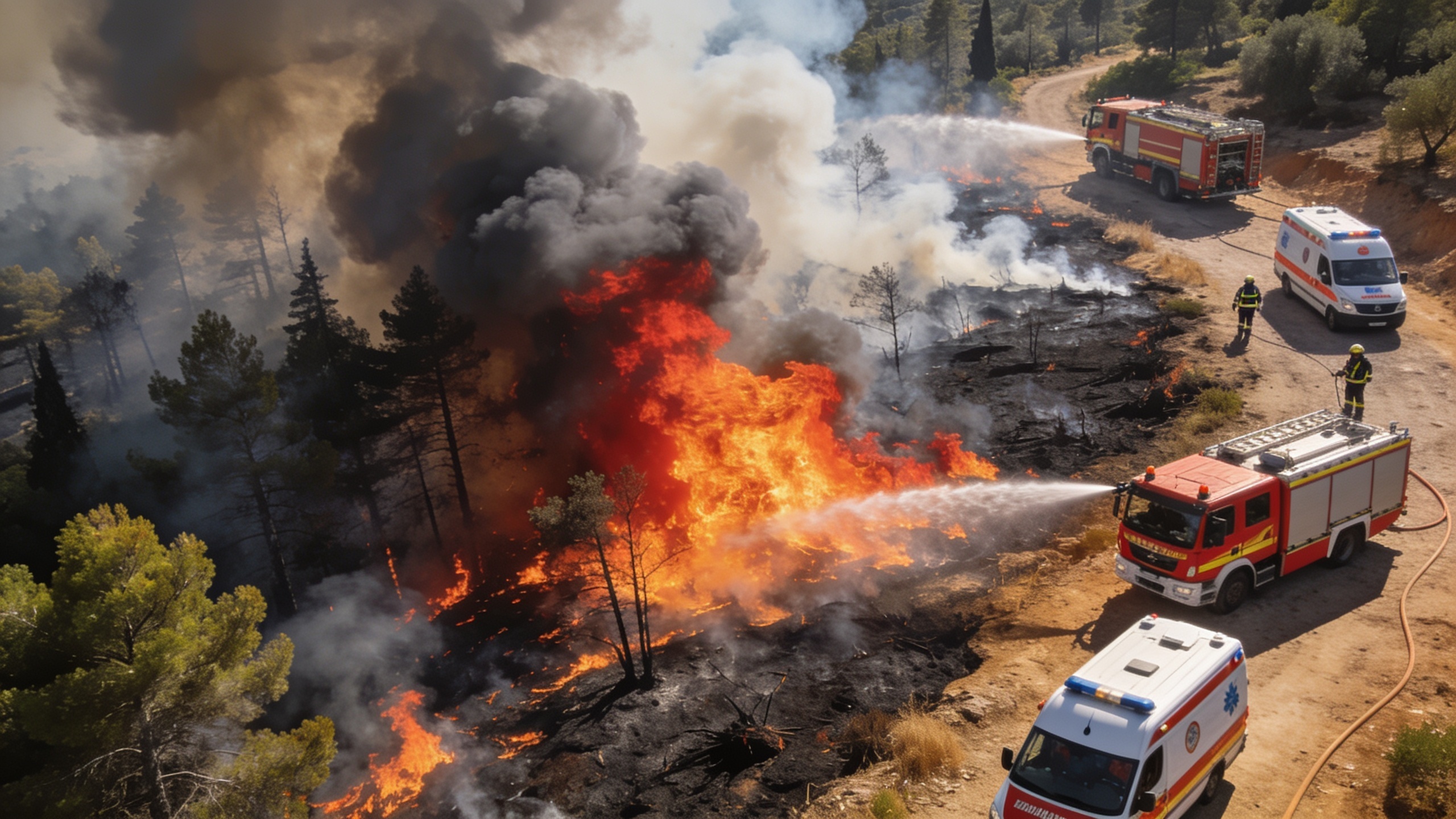 Firefighters Monitor Heat and Wind as La Bisbal Blaze Remains Uncontrolled RUSSPAIN.com