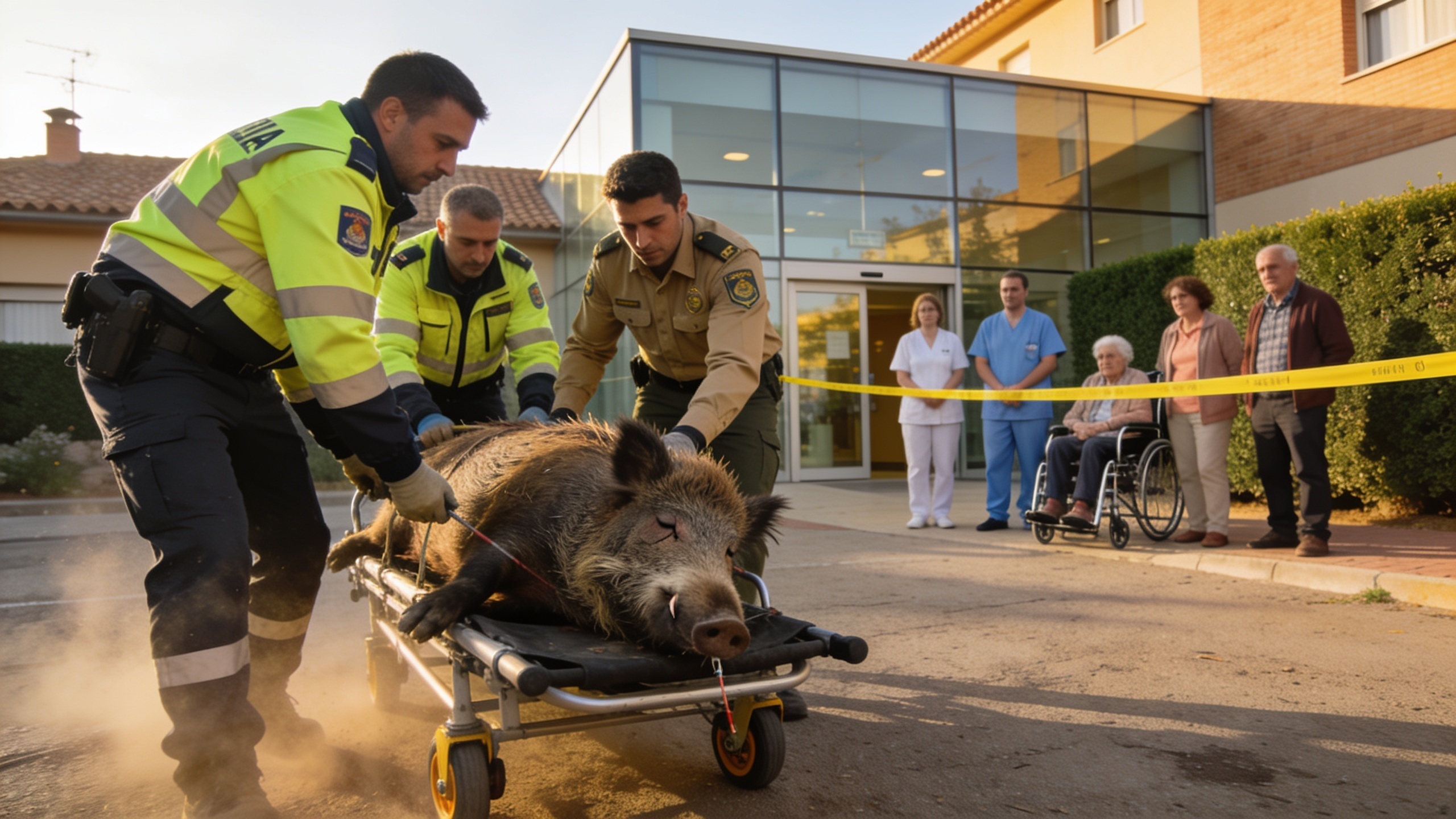 Wild Boar Injures Worker at Balaguer Nursing Home in Lleida RUSSPAIN.com