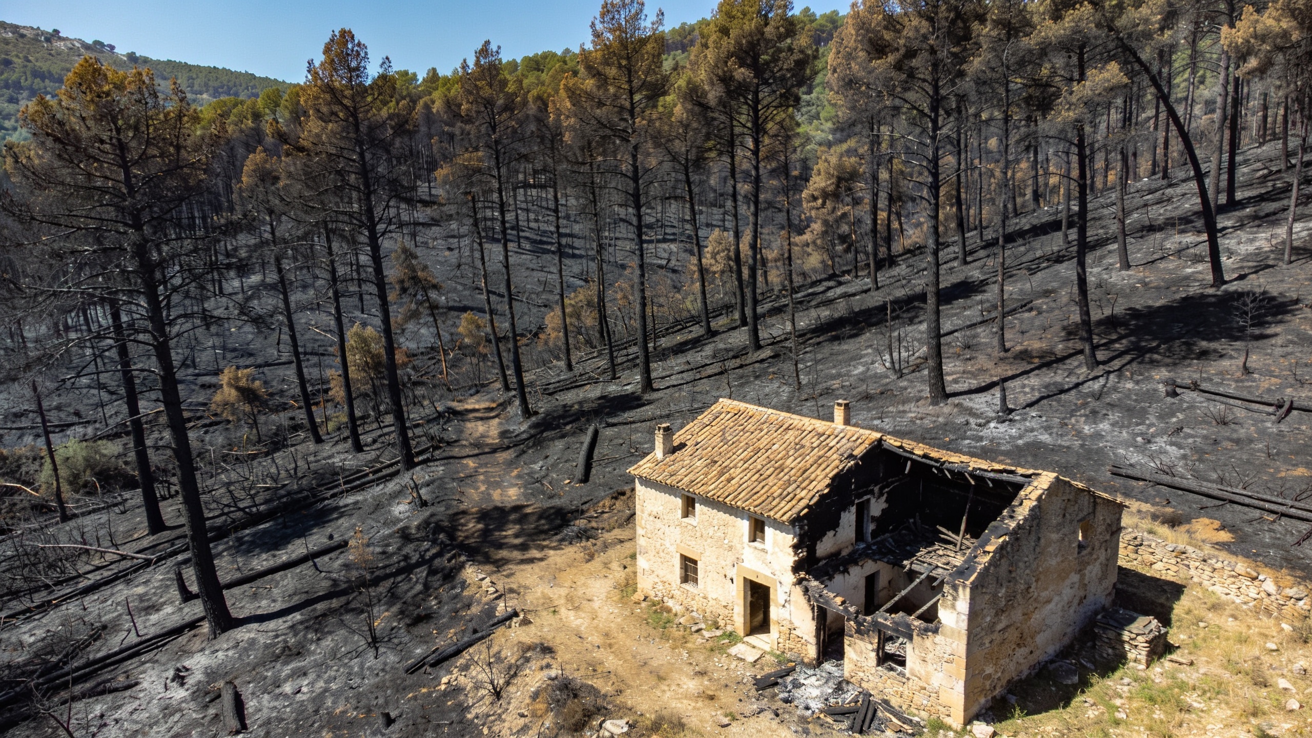 Wildfire in Sentmenat Triggers Lockdown for Seven Residential Areas RUSSPAIN.com