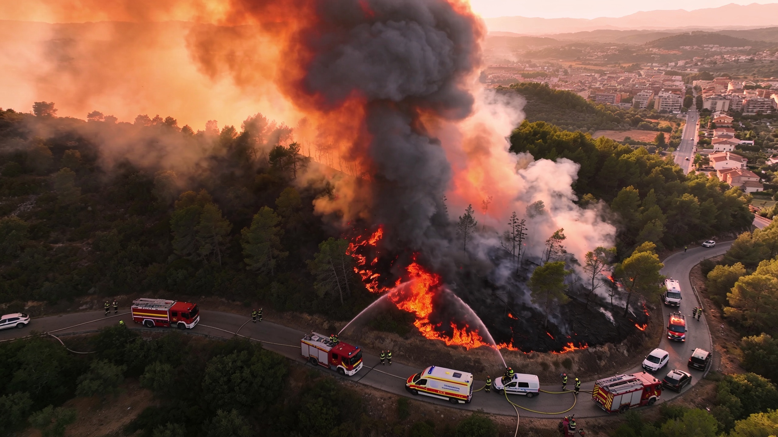 Thousands Ordered to Stay Indoors as Wildfire Threatens Vallès Occidental RUSSPAIN.com